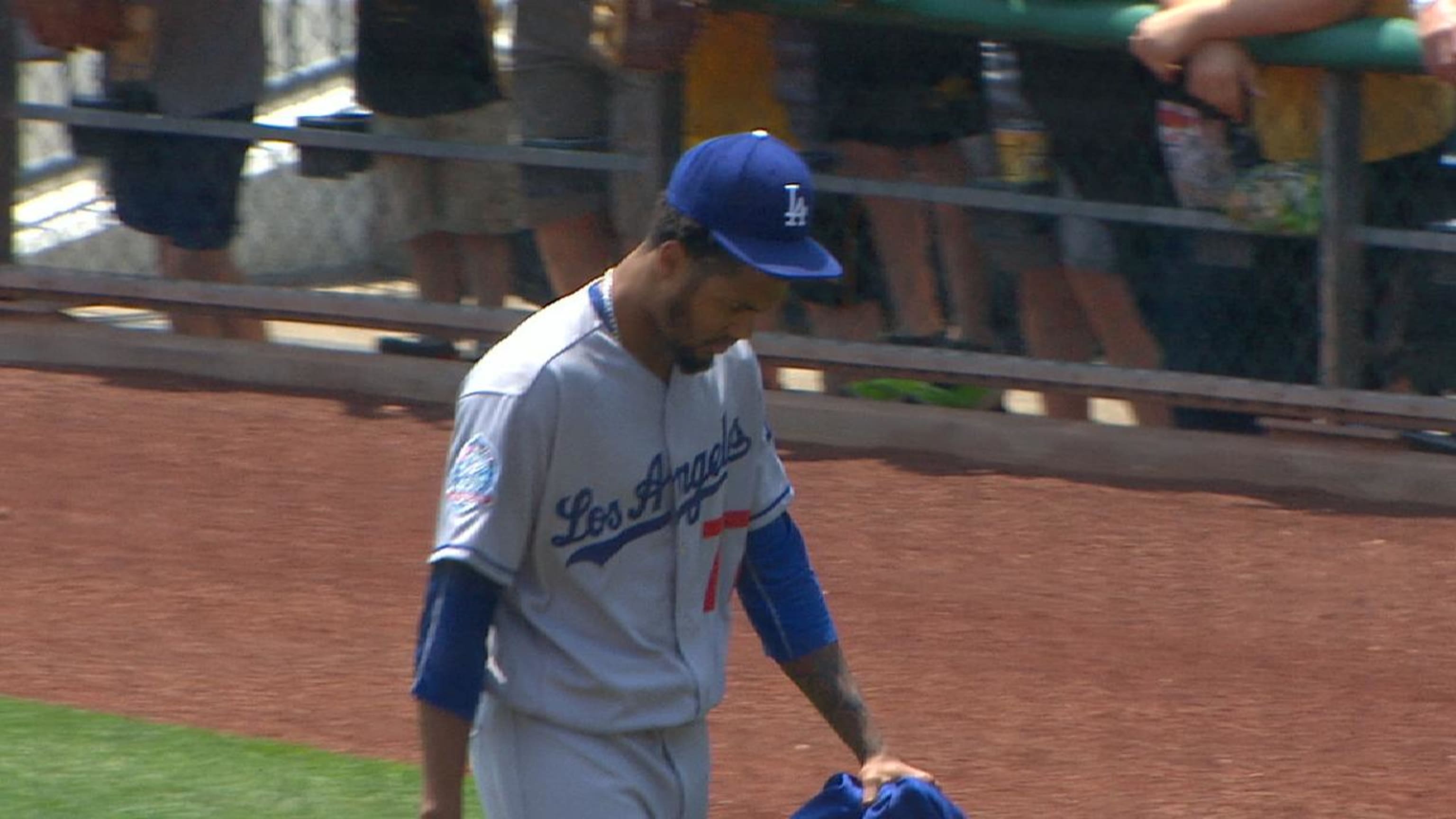 Santana scratched with lat issue