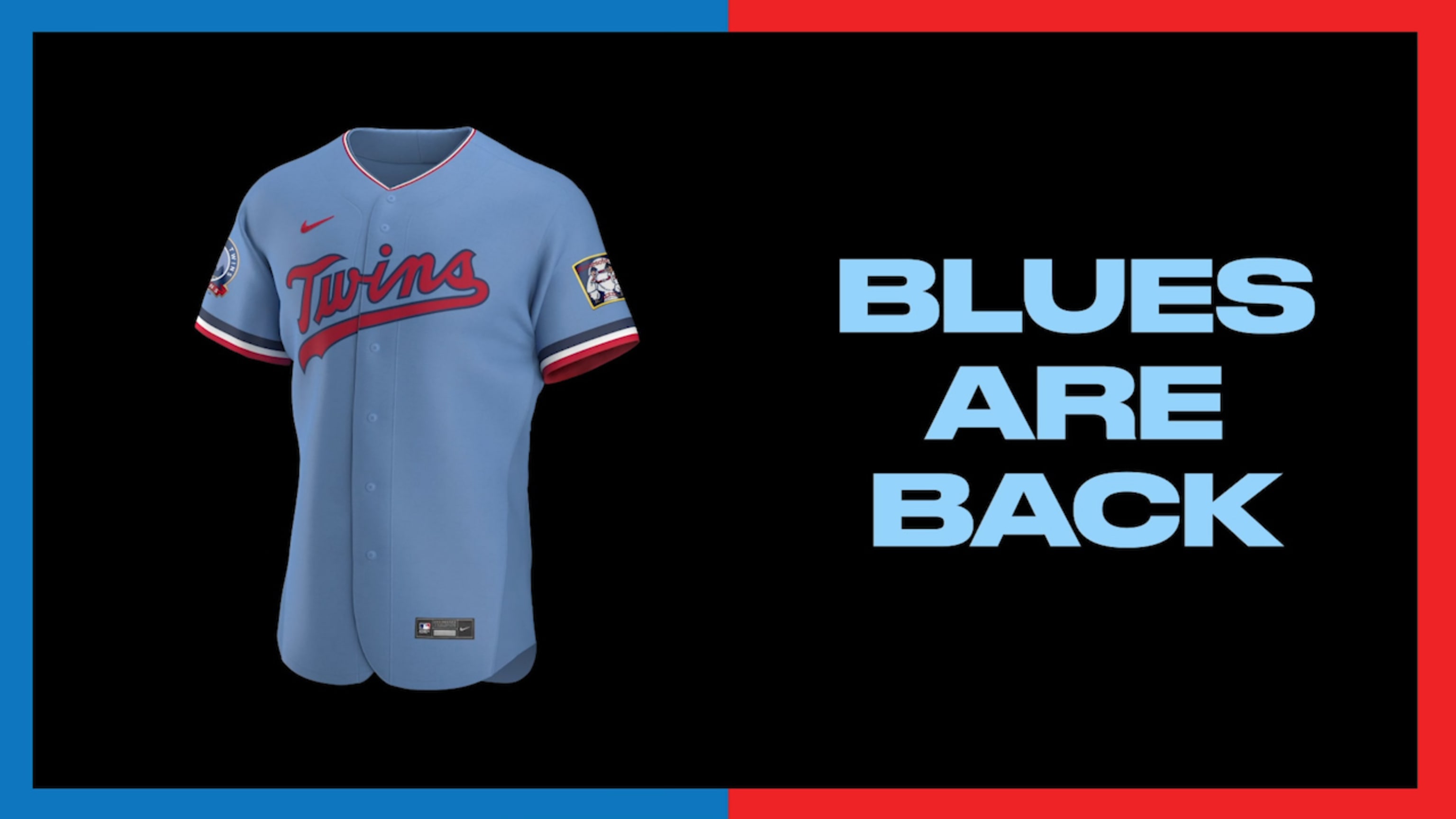 red and baby blue jersey