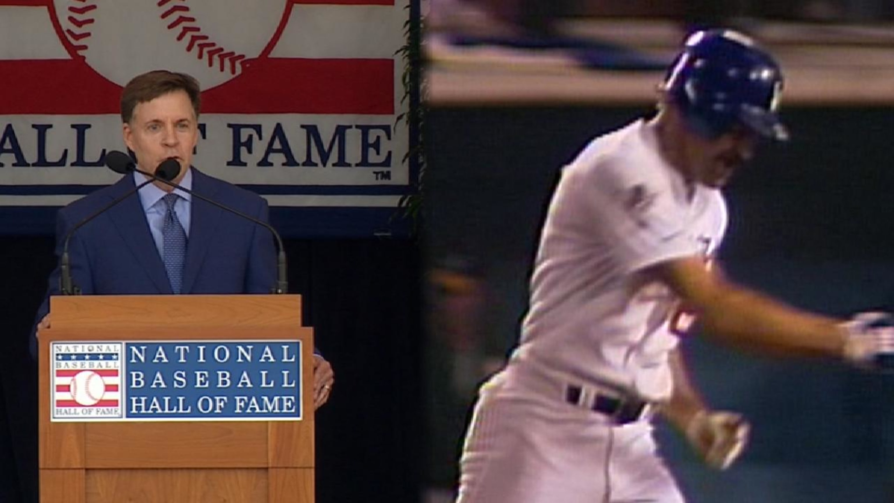 Bob Uecker is inducted into the Baseball Hall of Fame 