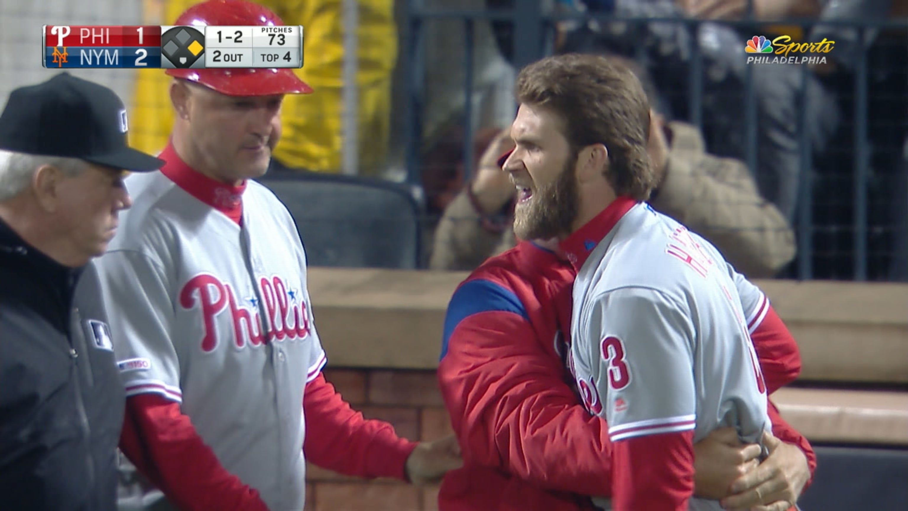 Bryce Harper cuts long hair day after being ejected