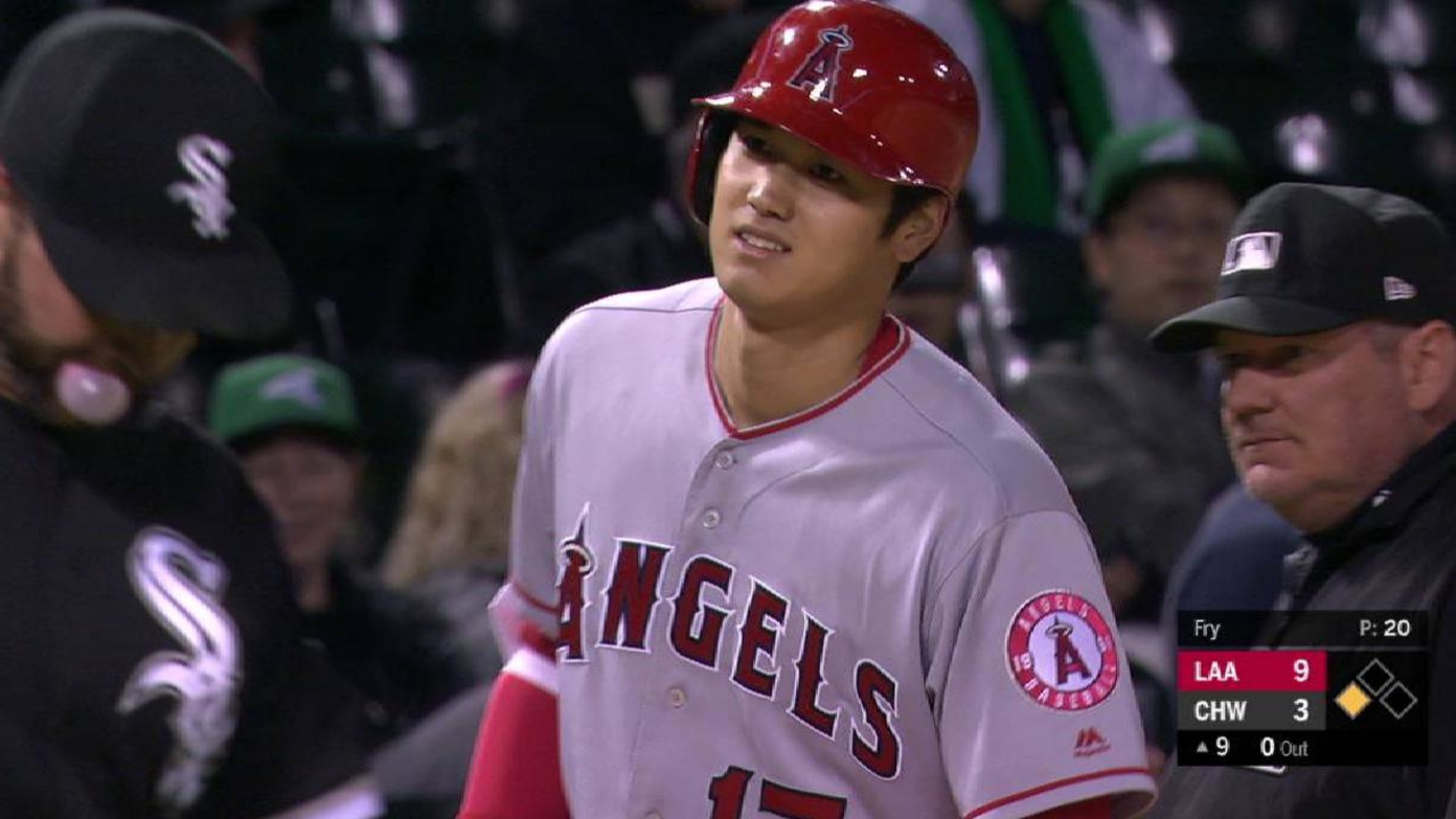 Ohtani's bases-clearing triple