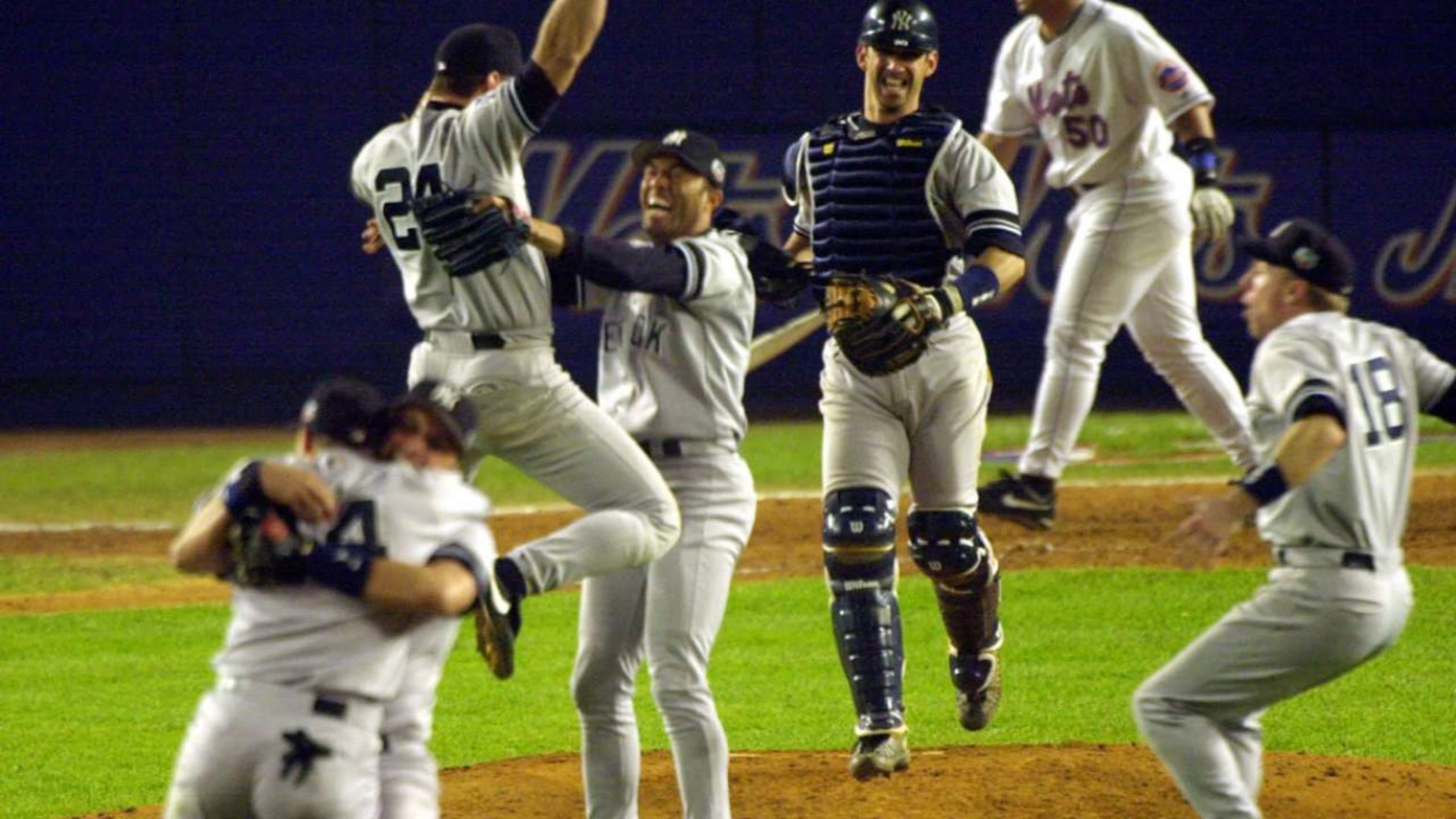 Baseball In Pics on X: Mariano Rivera falls to his knees after winning the  1998 World Series  / X