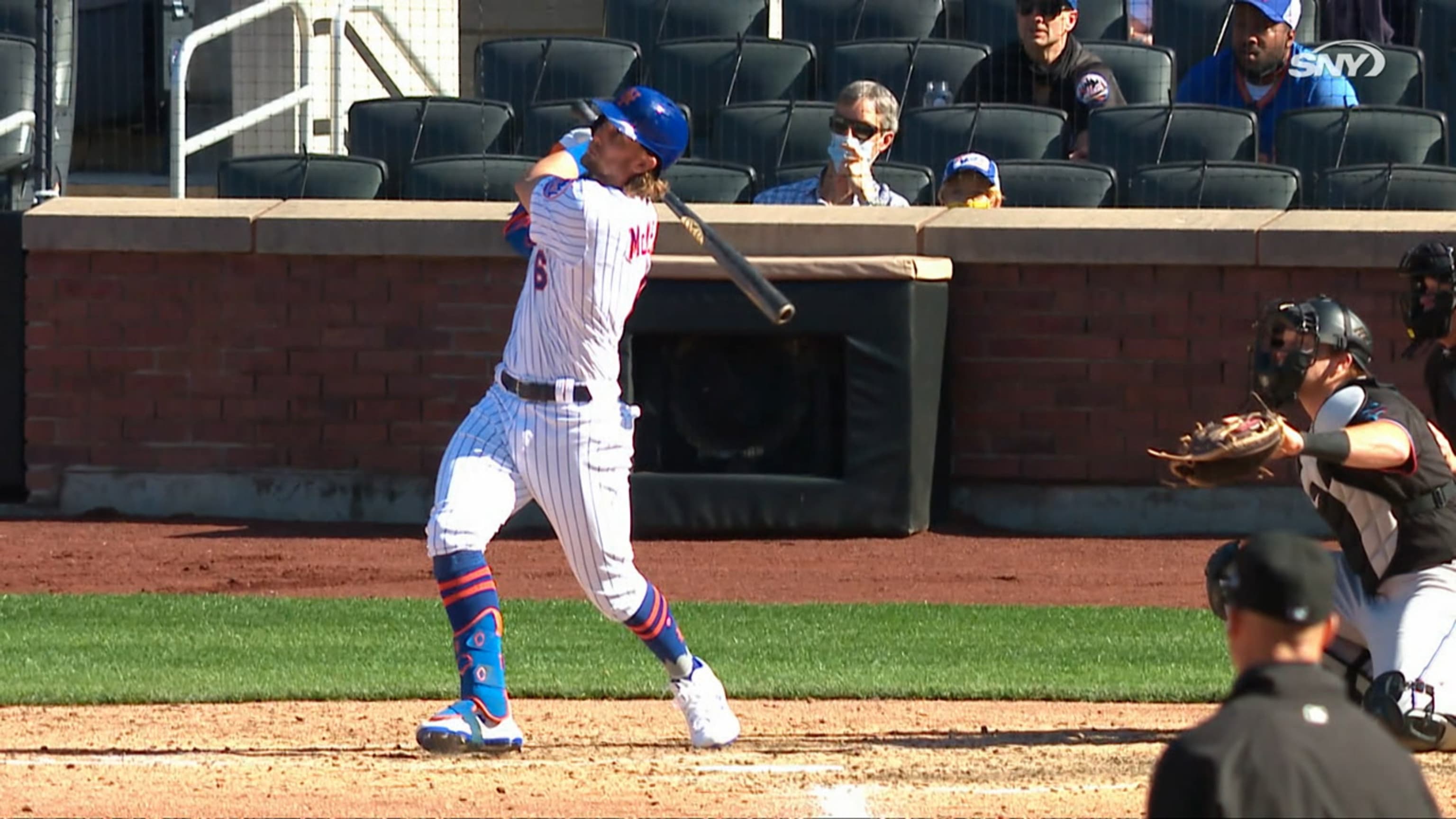 Mets walk off with hit-by-pitch in home opener