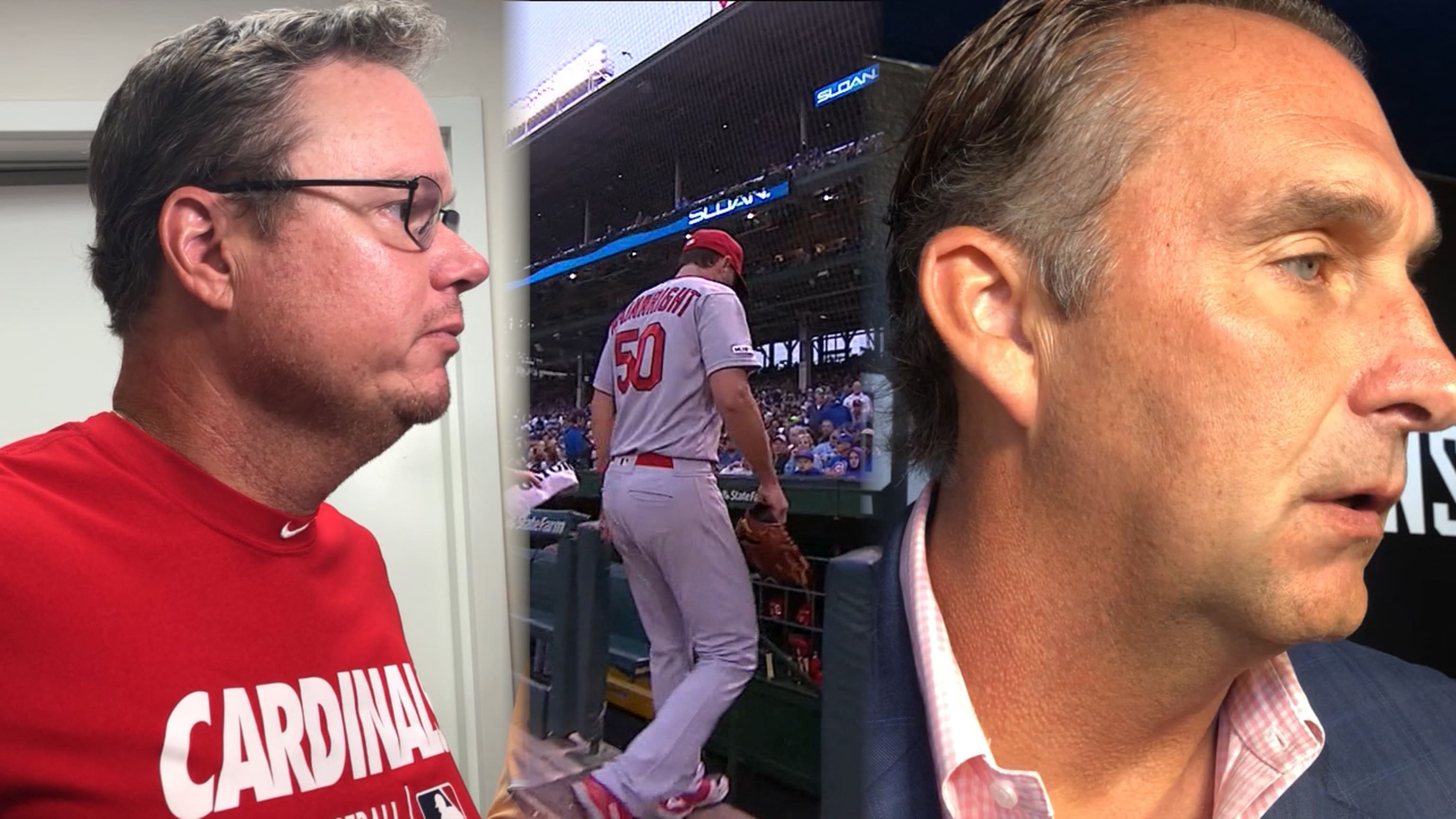 Shildt, Mozeliak on Wainwright
