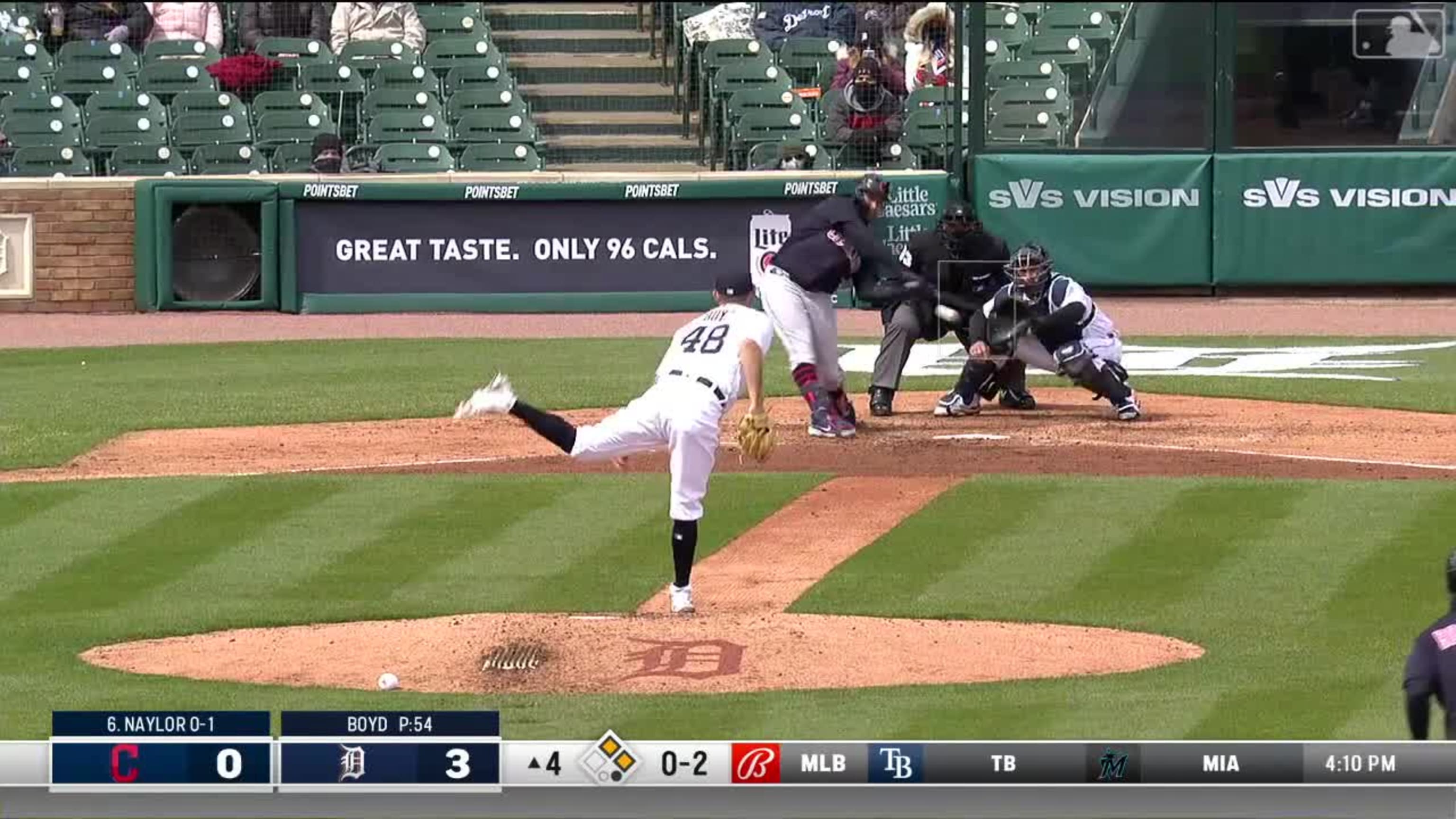 Miggy's diving stop at first