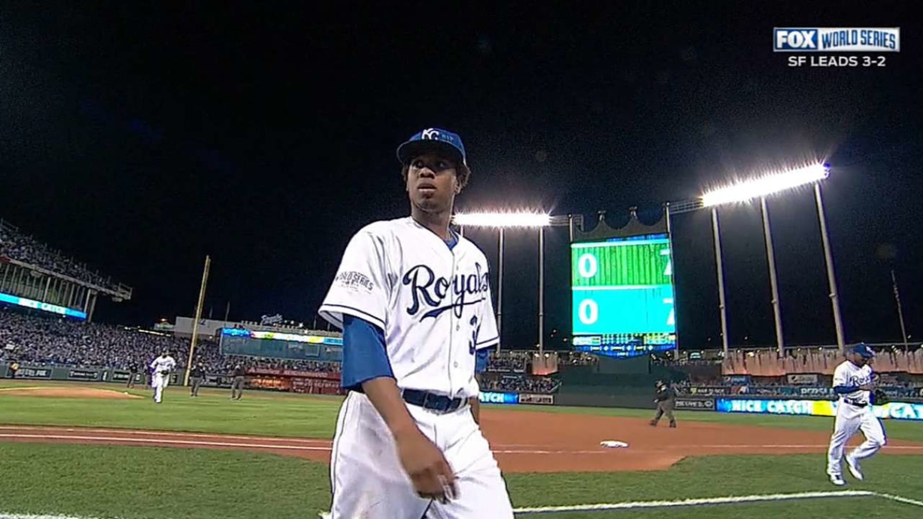 Royals pitcher Yordano Ventura may have been robbed as he lay