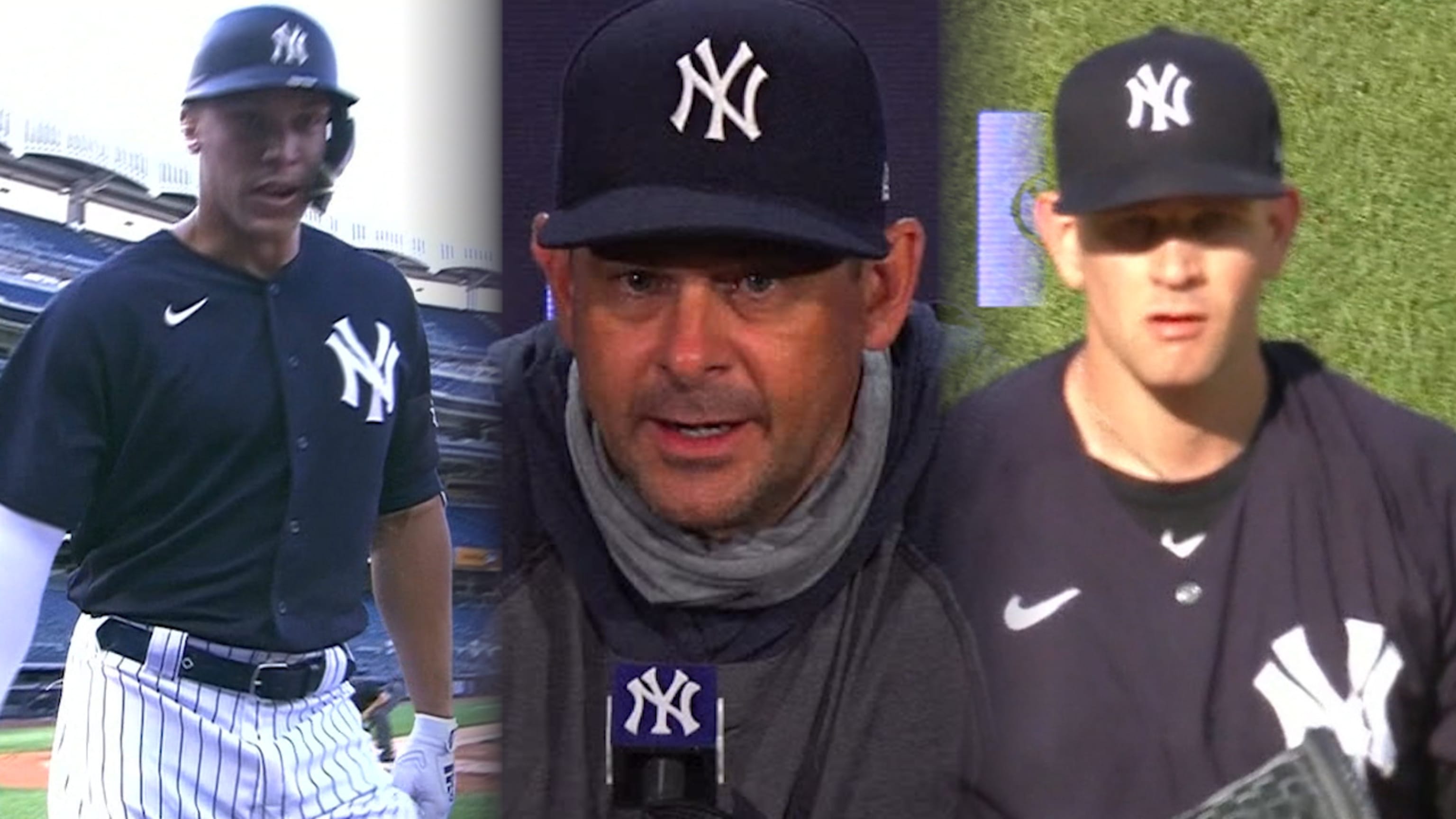 Boone, Judge, Paxton on scrimmage