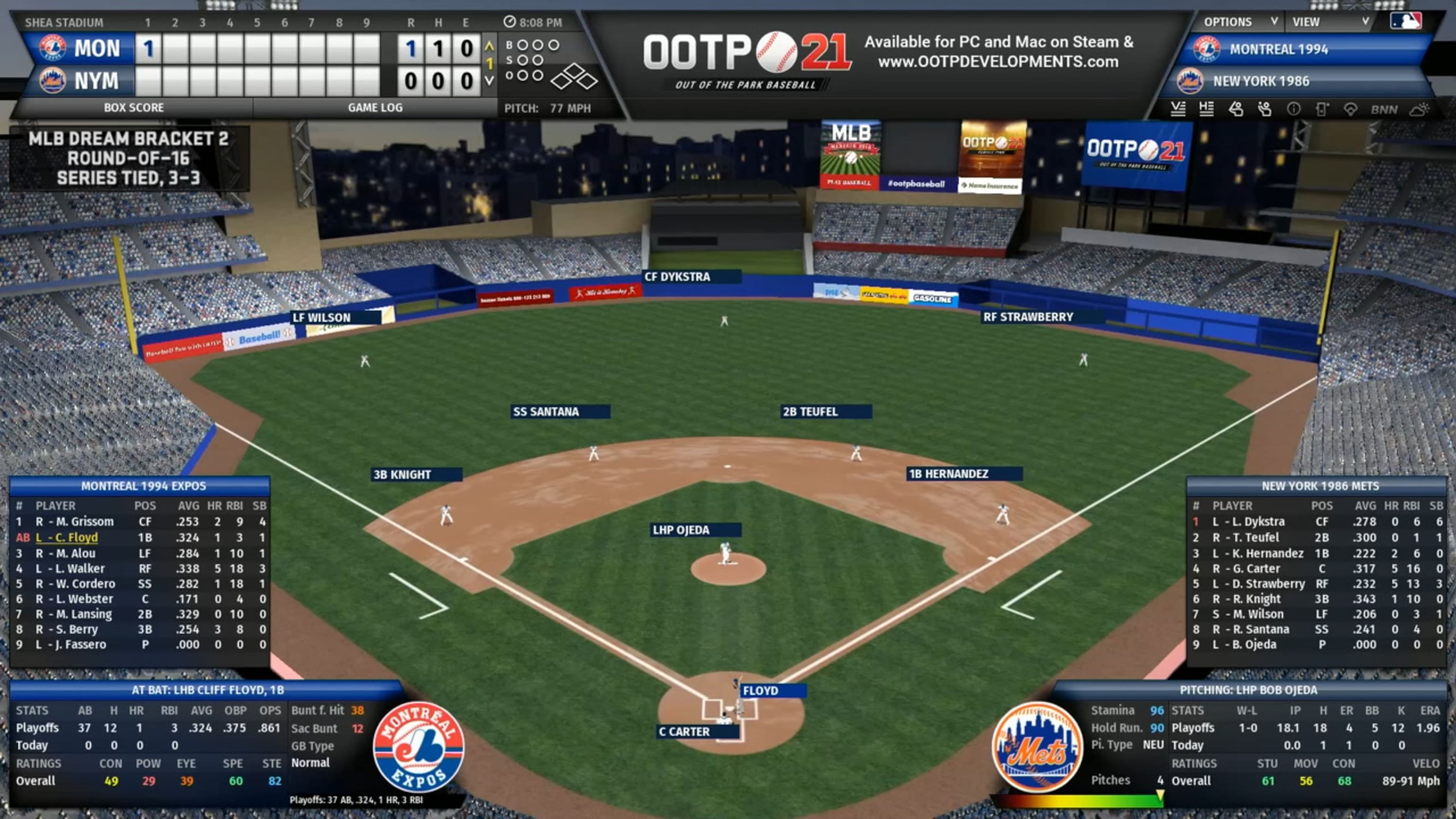 Dream Bracket 2 1986 Mets Vs 1994 Expos