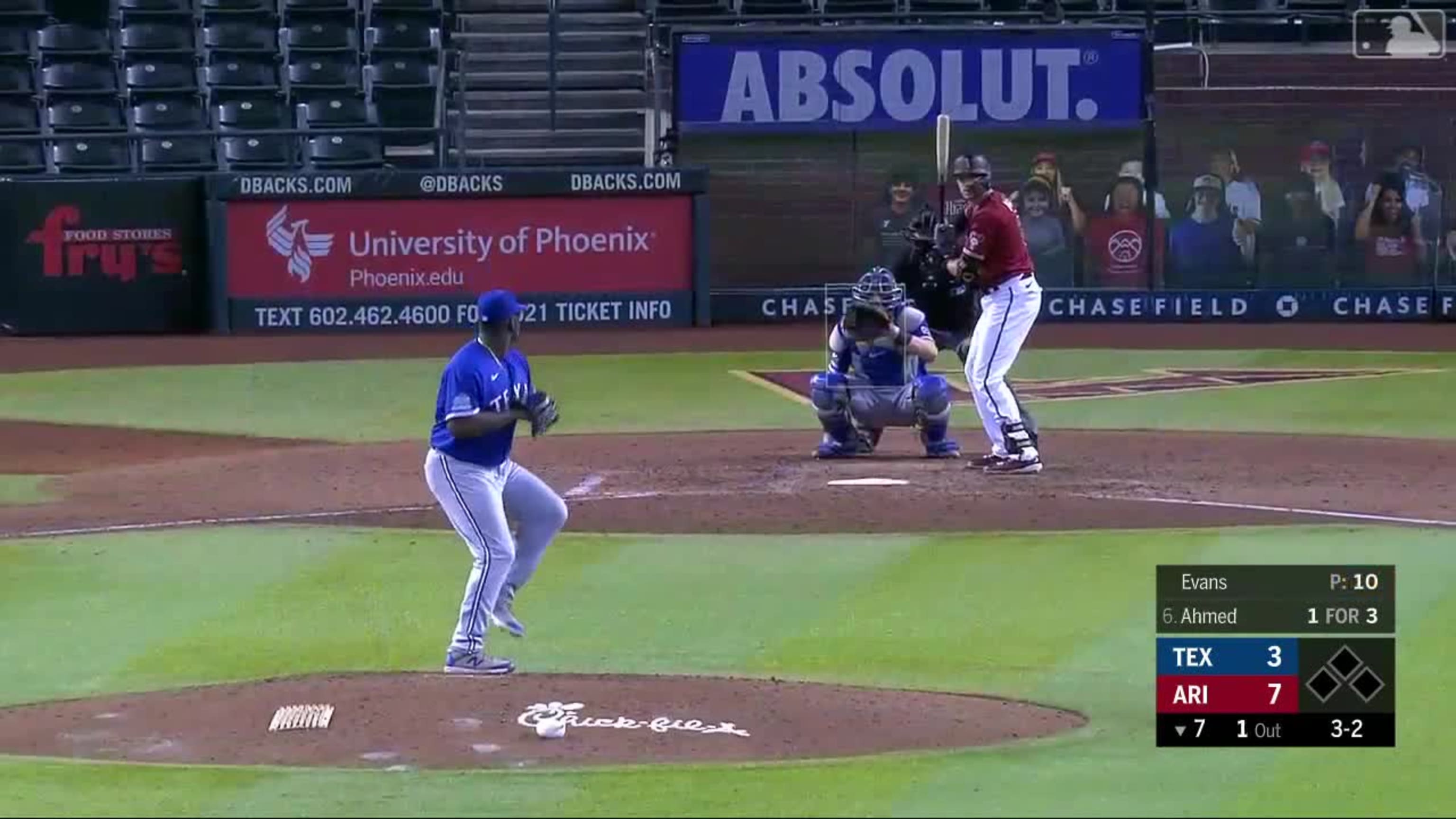 Demarcus Evans' fastball strikeouts