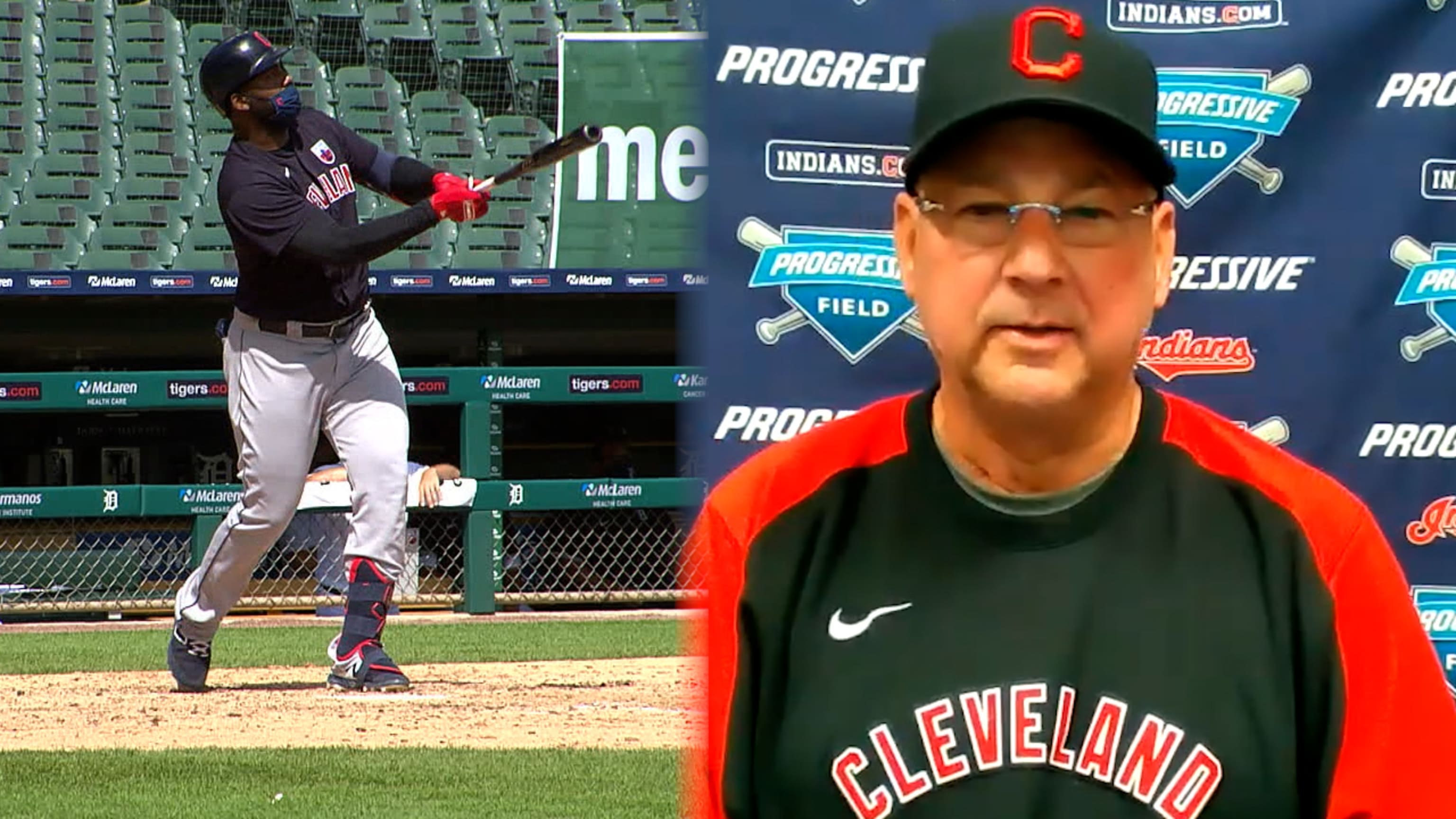 Franmil Reyes Hit a Ball Out of Progressive Field