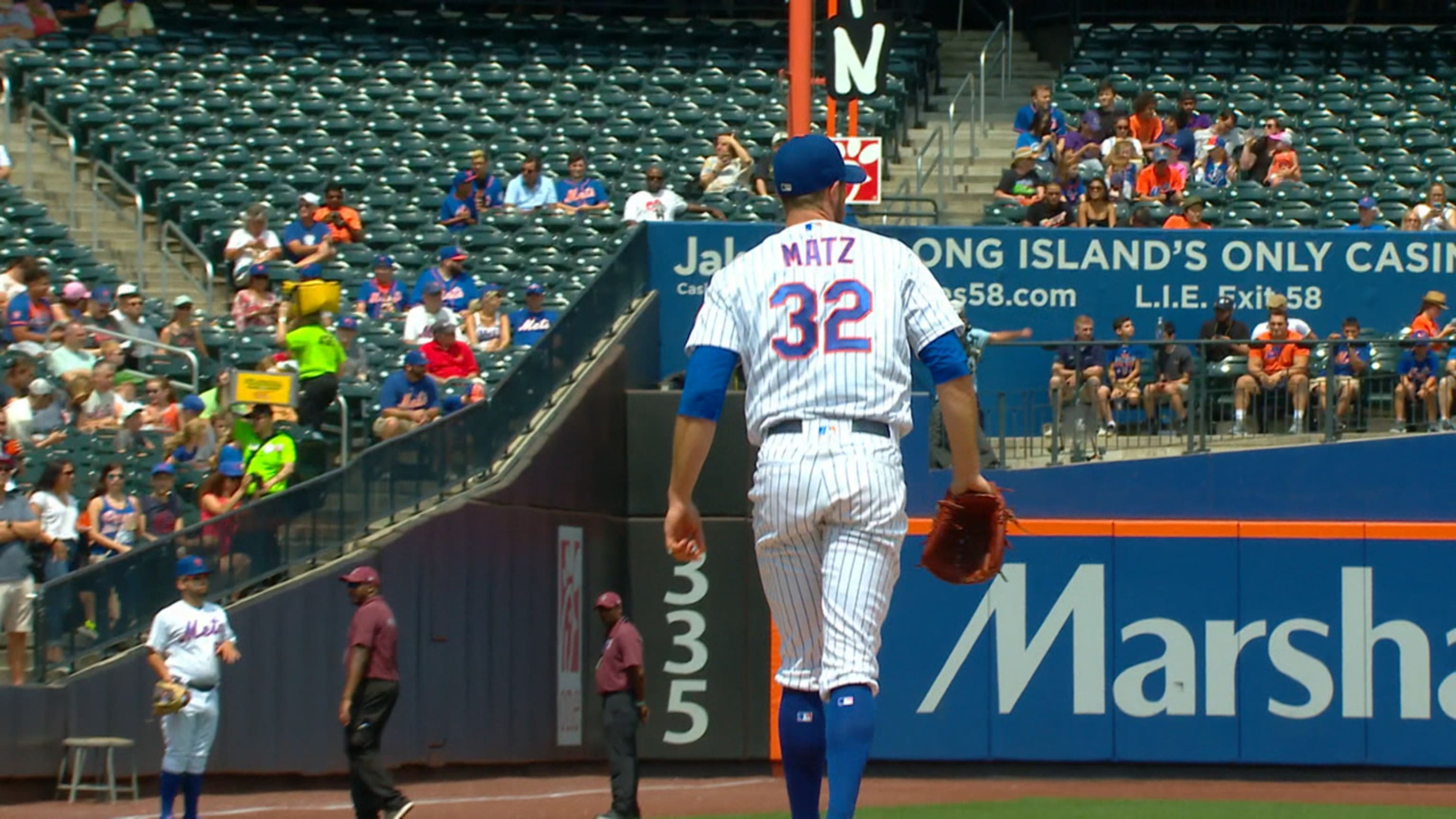 Matz has record day in debut, Mets beat Reds 7-2