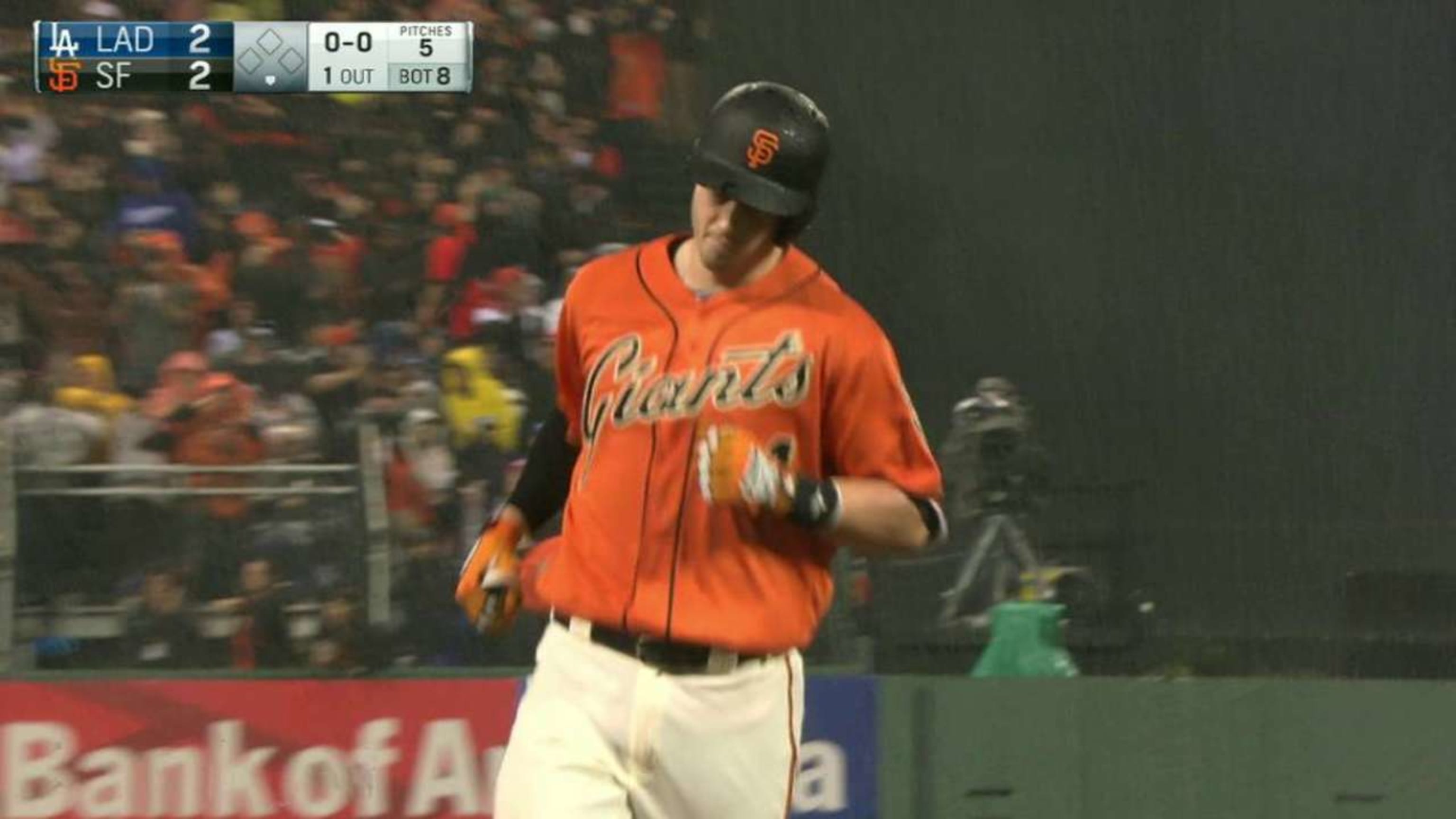 Game-Used Orange Friday Jersey worn by Brandon Crawford on June