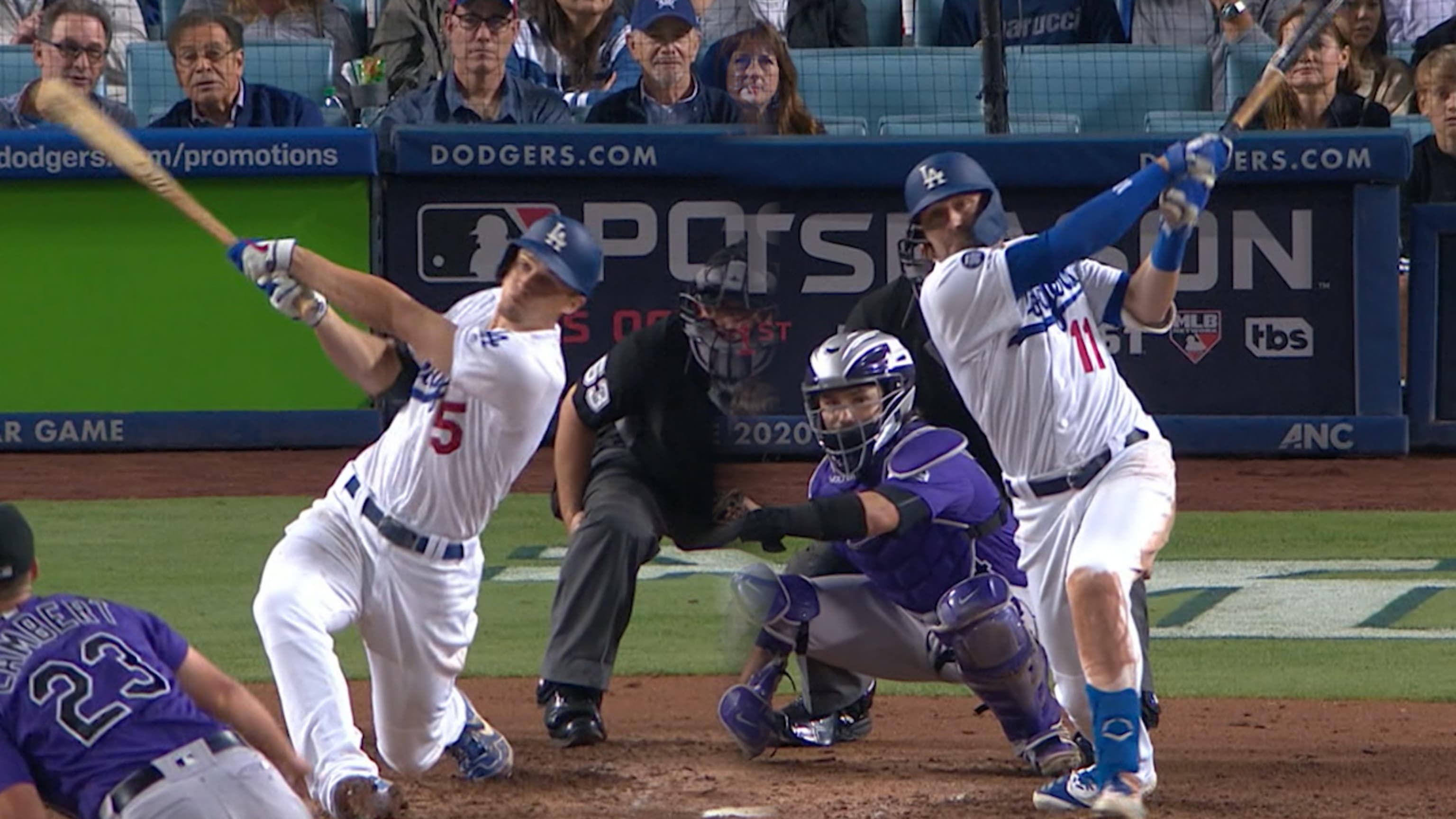 Dodgers Big 4th Inning Powers Win Over Rockies