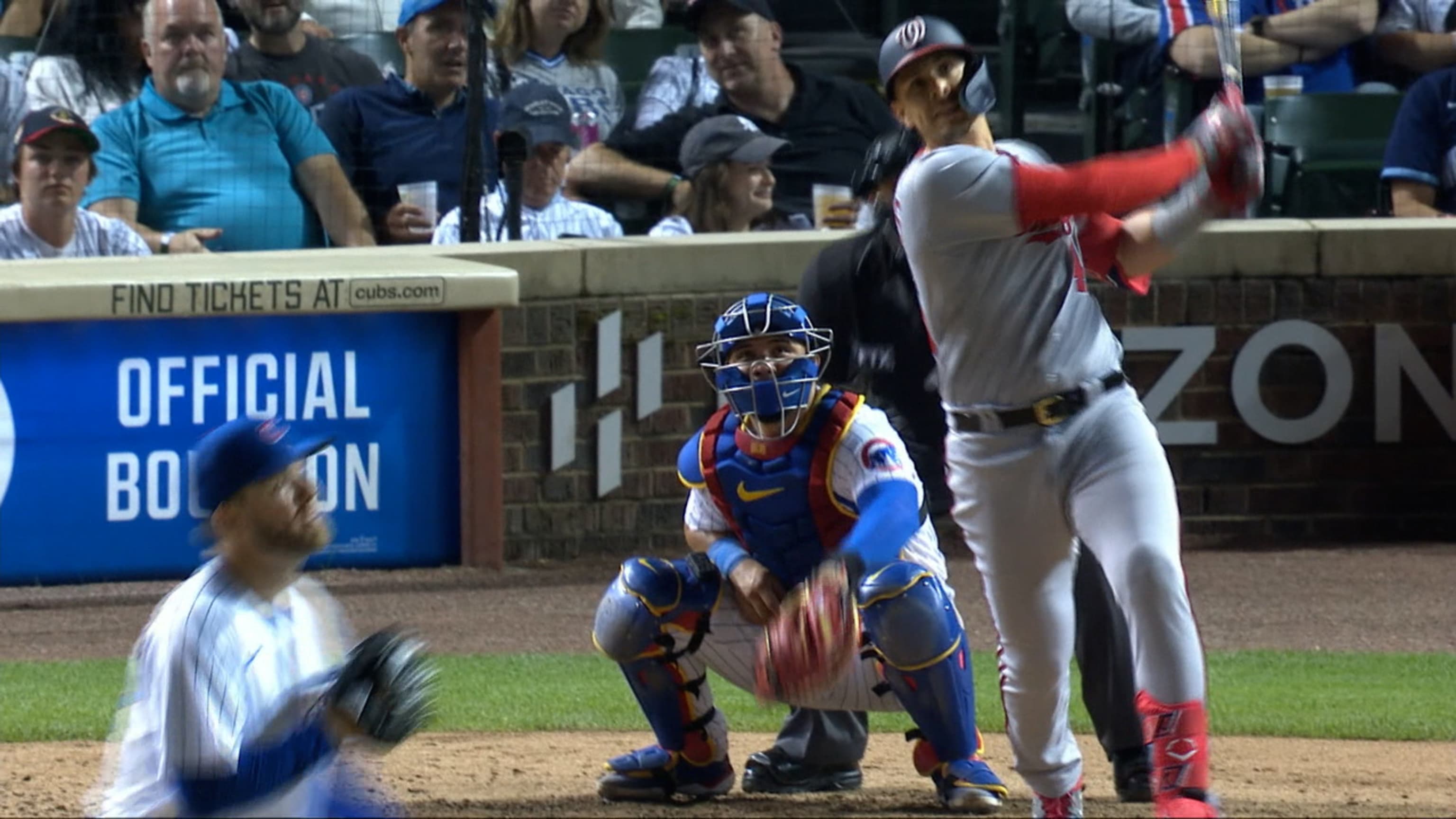 Luke Voit hits solo homer, The City Connect jersey buttons are the  strongest buttons ever 💪, By MASN Nationals