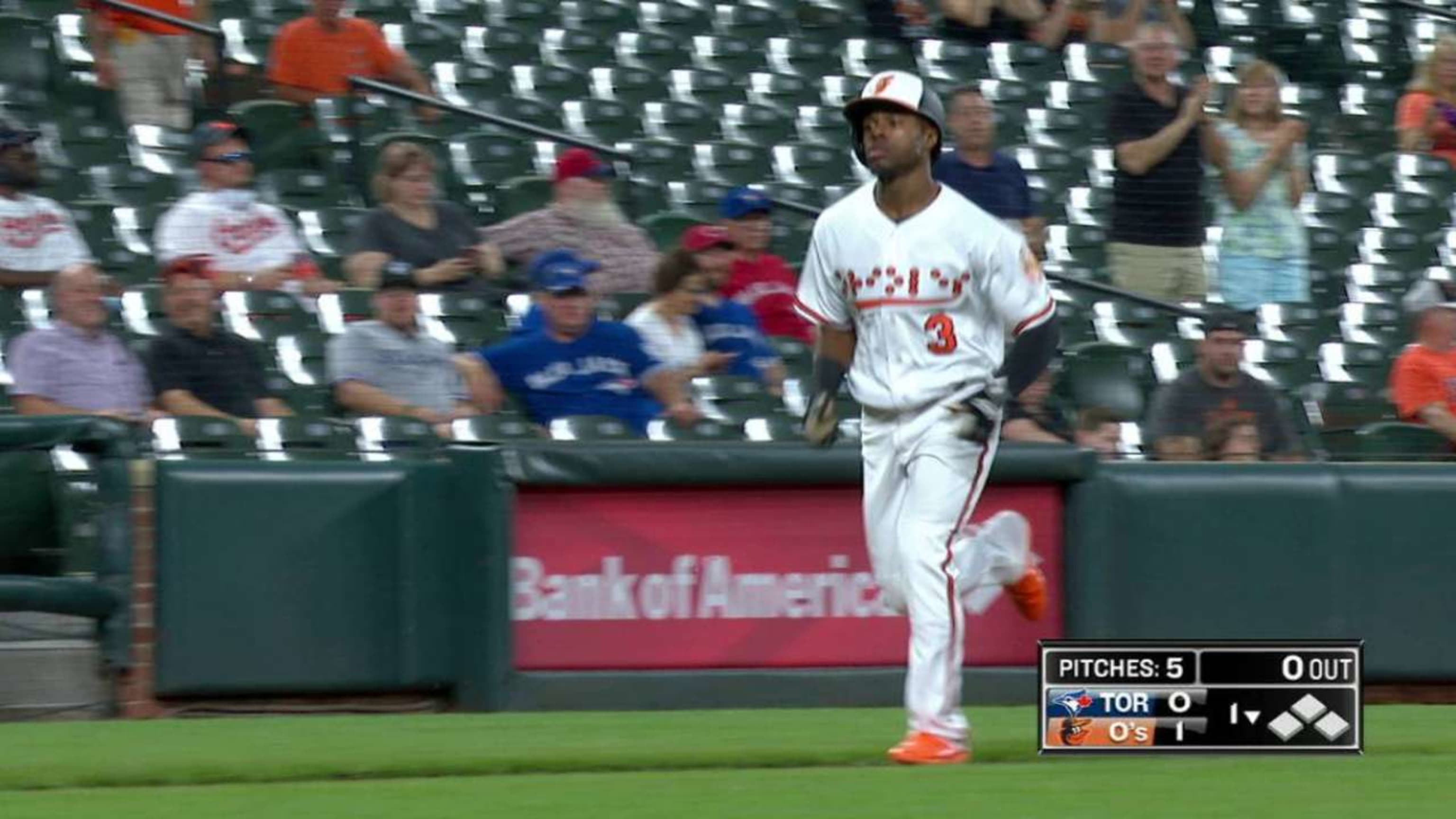 The Orioles became the first professional sports team to wear Braille  jerseys