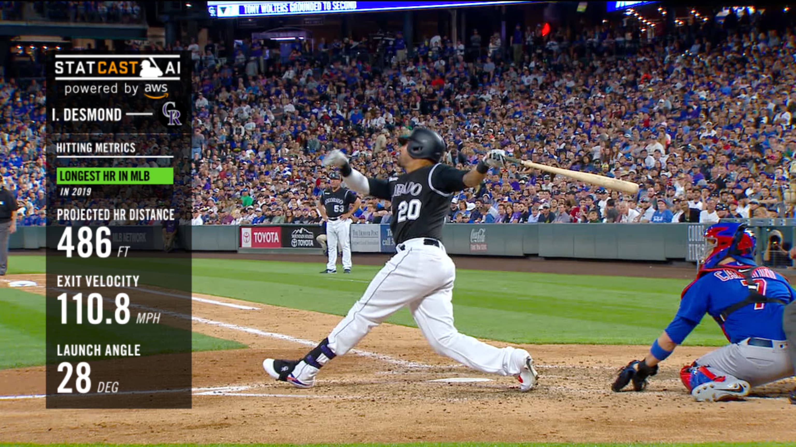 Rockies' C.J. Cron breaks MLB Statcast, launches home run out of Coors  Field