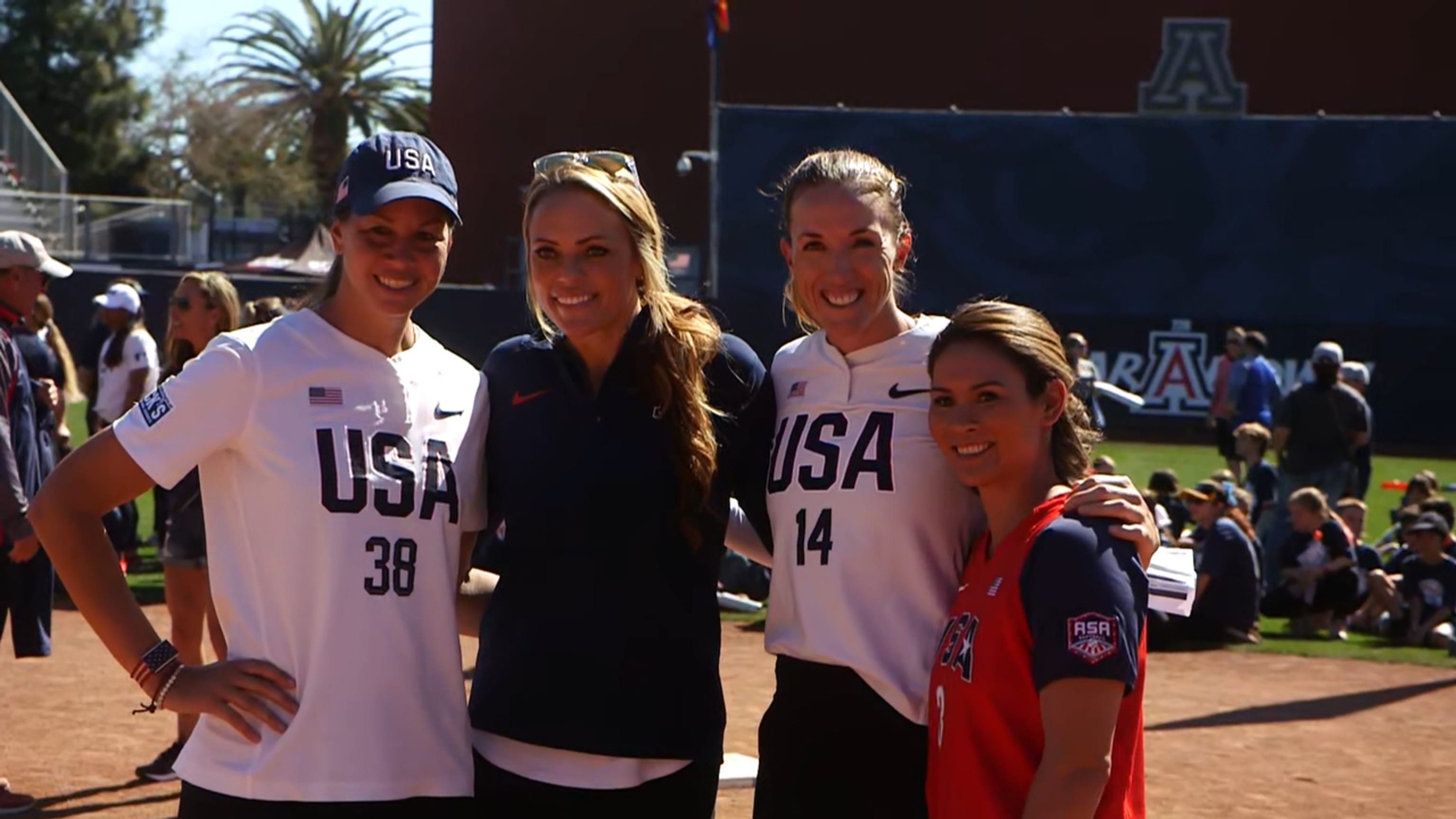 Team Usa Softball Visits University Of Arizona