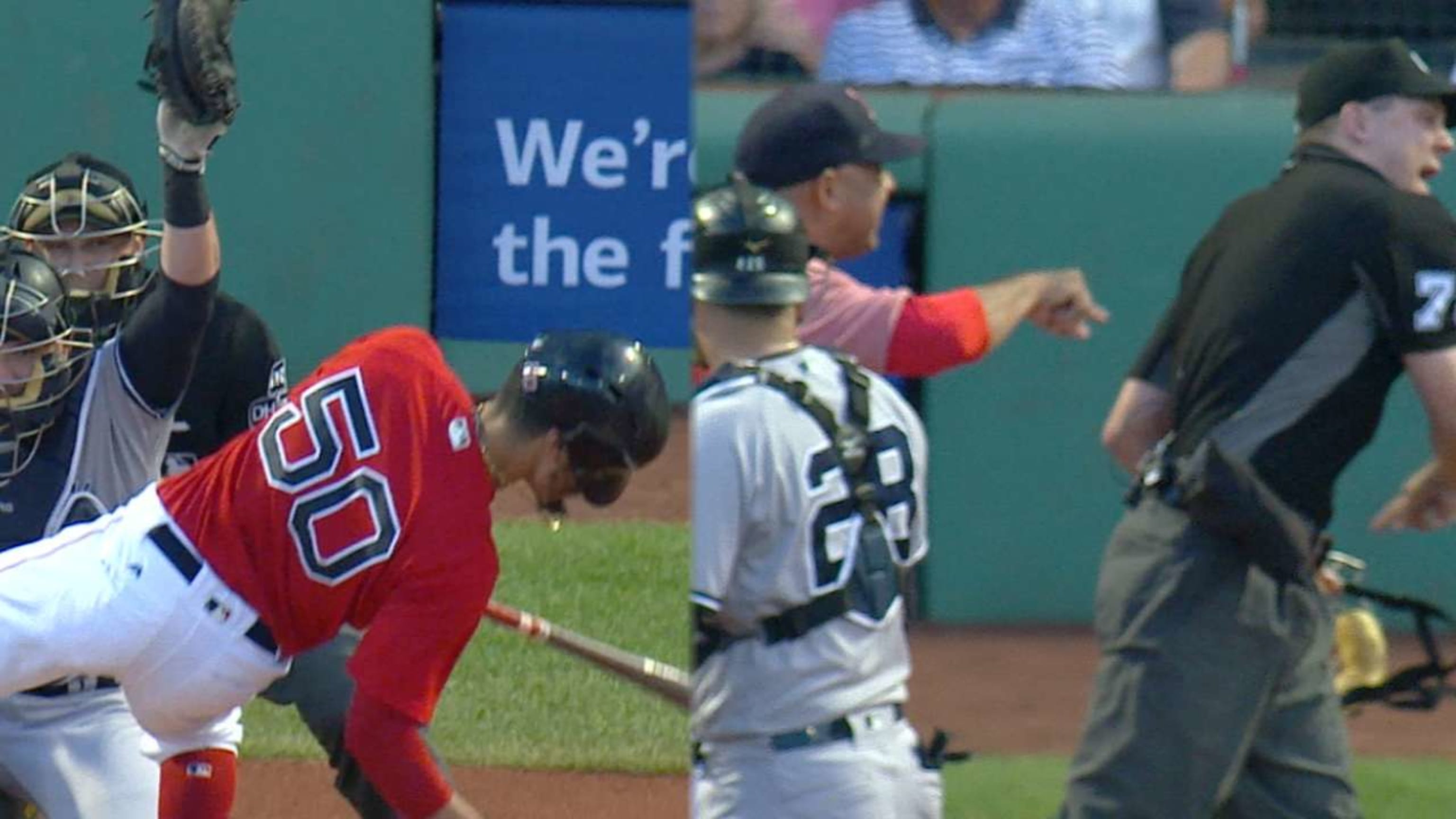 Rick Porcello Reacts After Red Sox's Win Over Rangers 