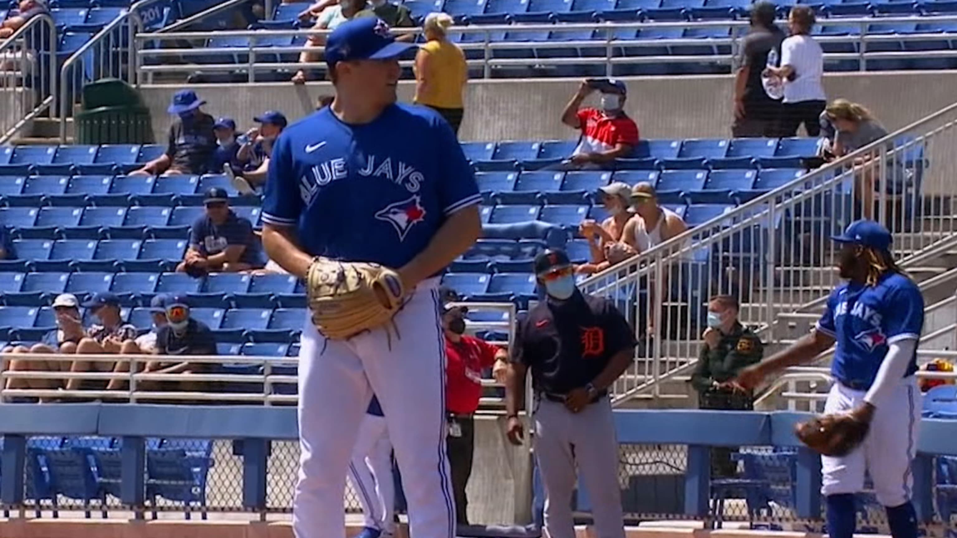 Alejandro Kirk gets the call. The Blue Jays' opening-day roster is