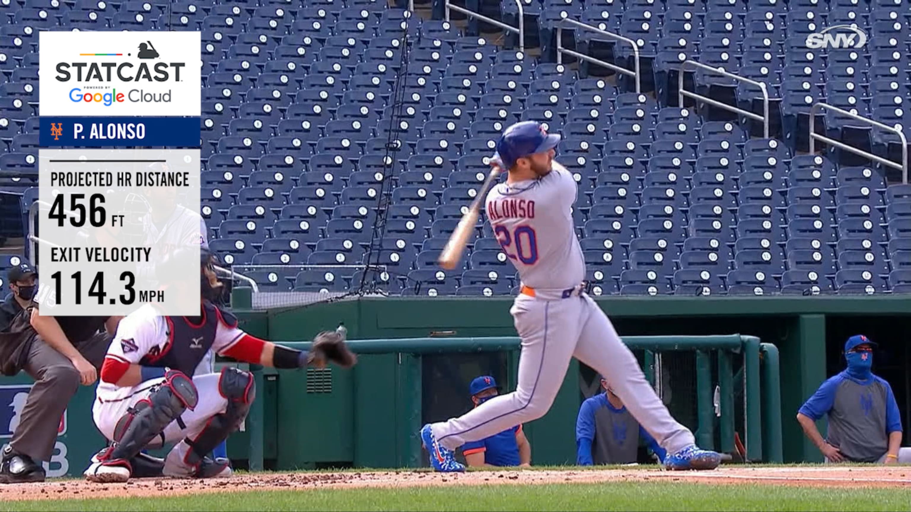 HR de 456 pies de Pete Alonso