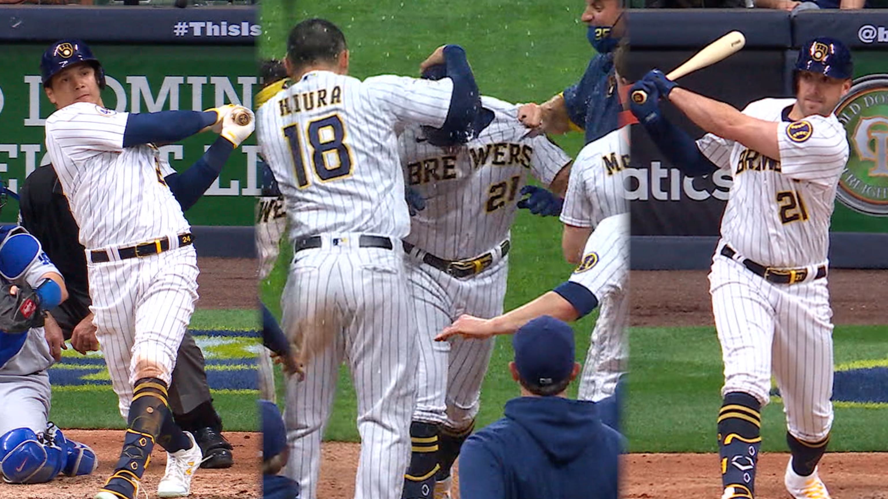 Brewers Walk Off In 11 Innings Vs Dodgers