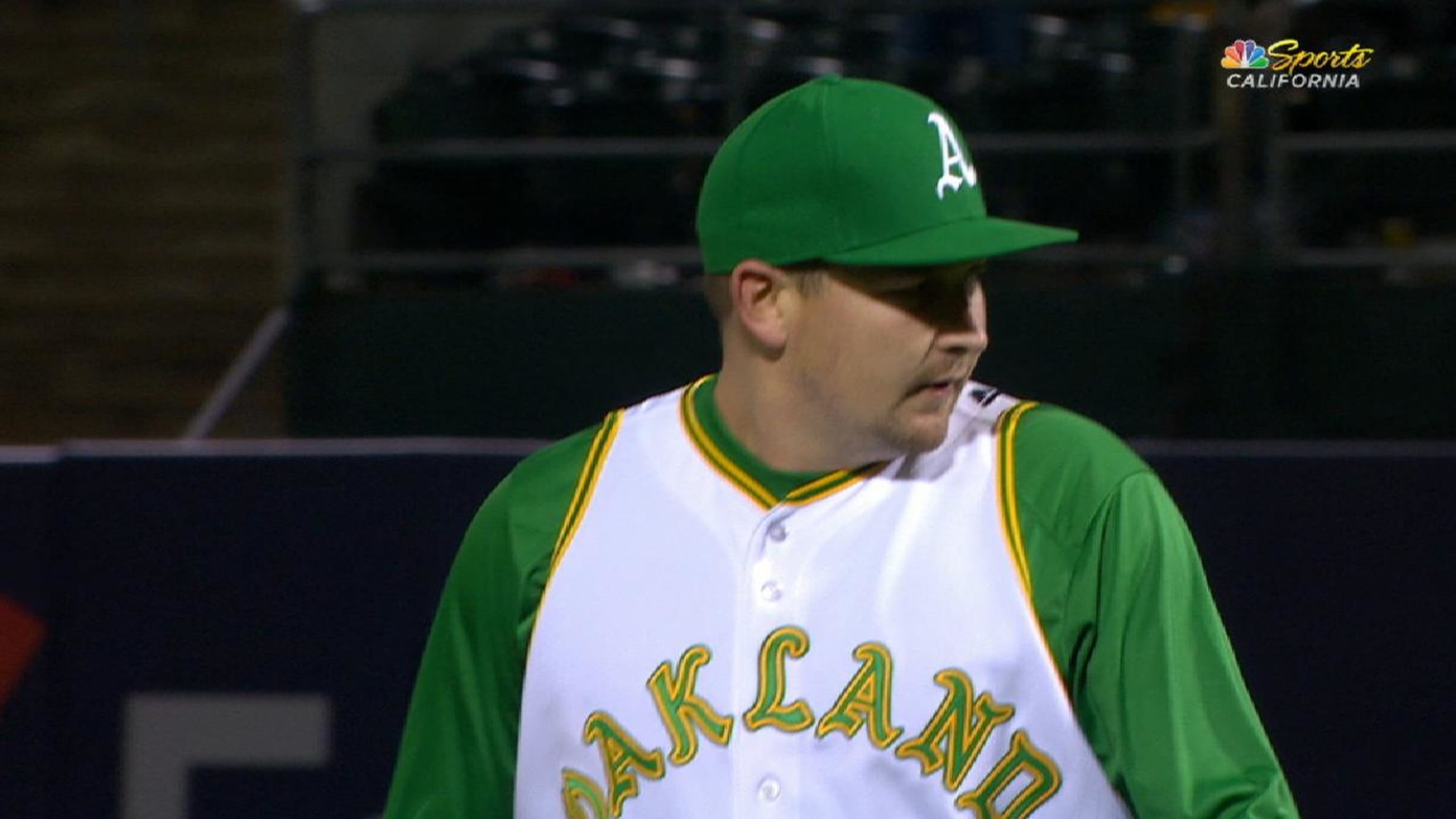 oakland a's throwback jersey