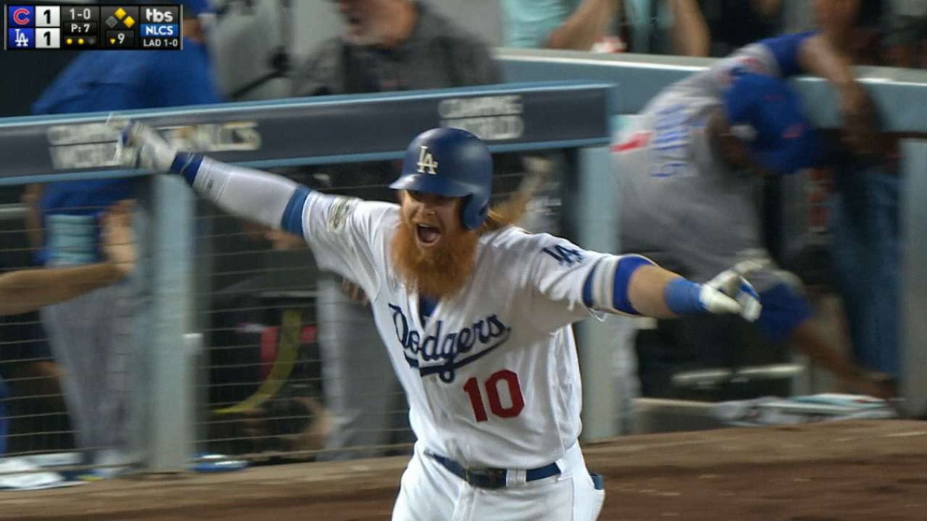 Turner homers in 9th, Dodgers top Cubs 4-1 for 2-0 NLCS lead