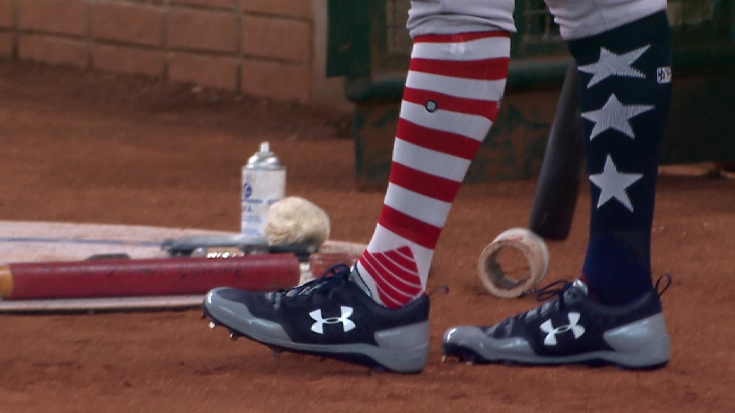 American-Themed Socks, Caps All Over MLB on Fourth of July