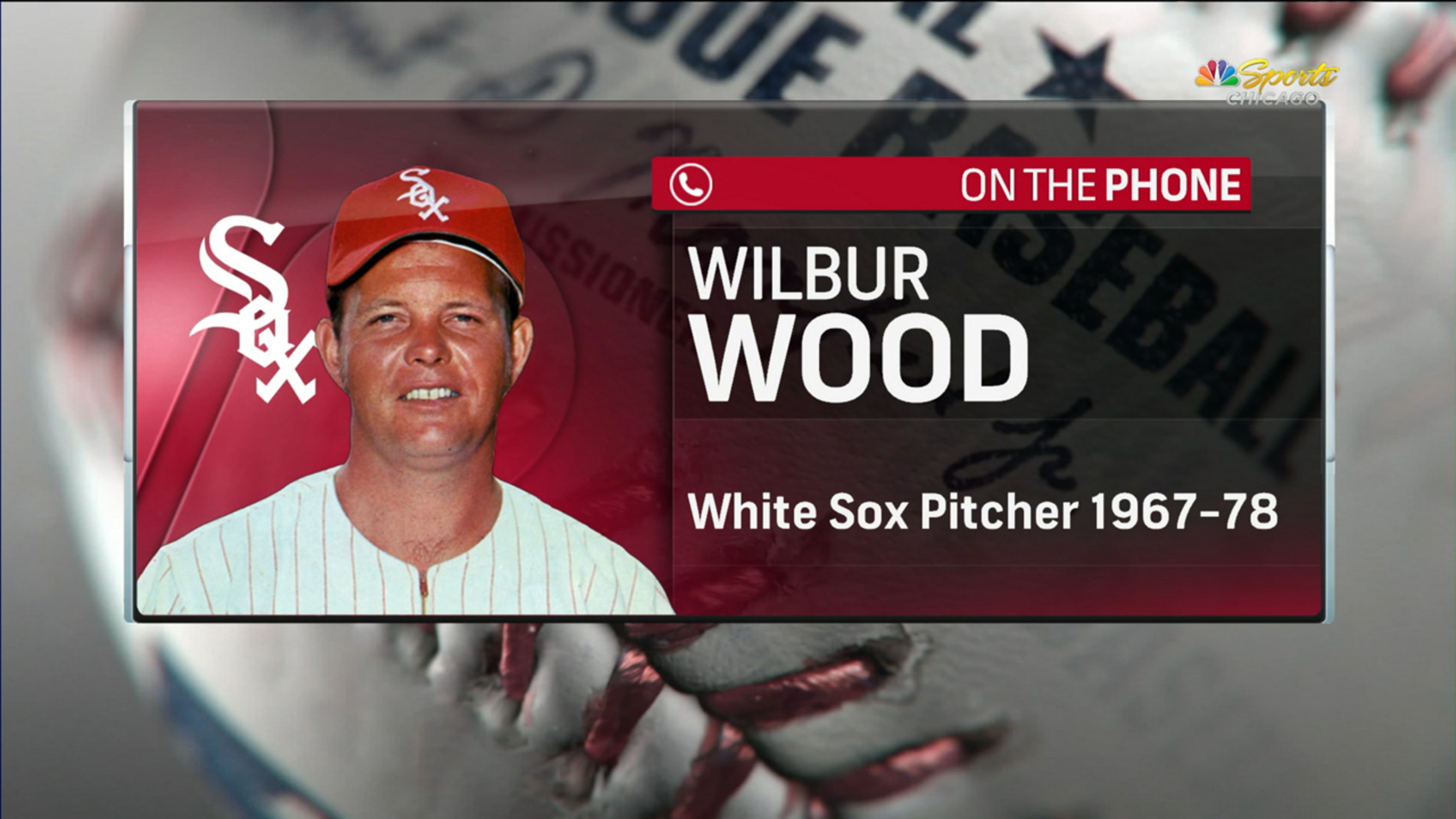 Wilbur Wood en la transmisión
