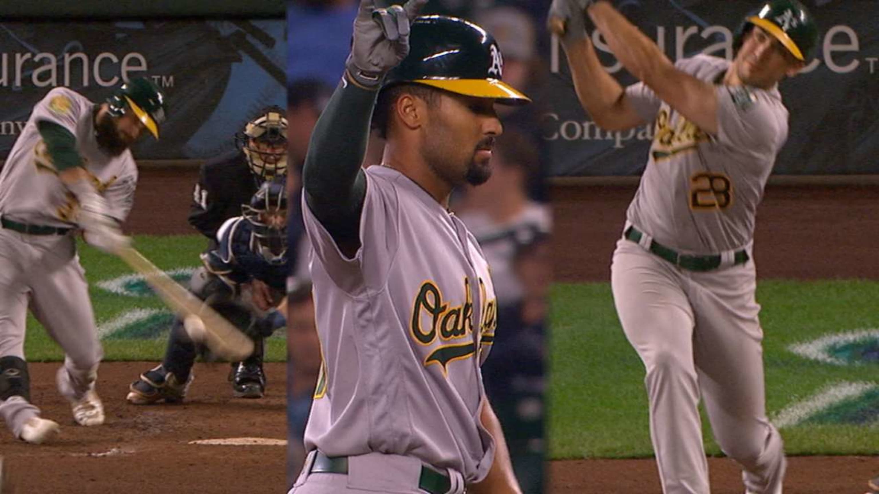 Oakland A's Matt Olson's Opening Day walk-off grand slam is first