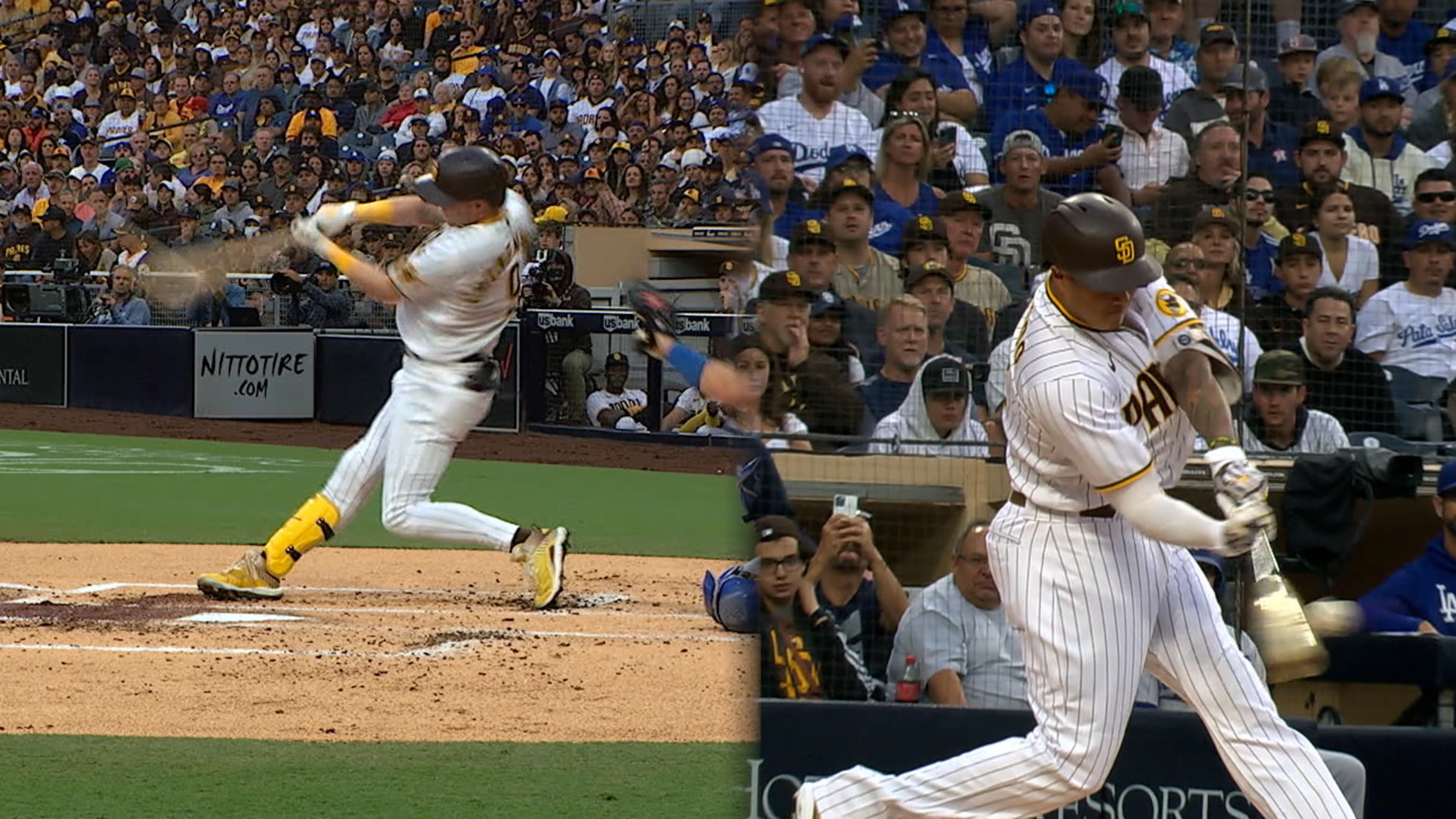 Padres pegan jonrones seguidos