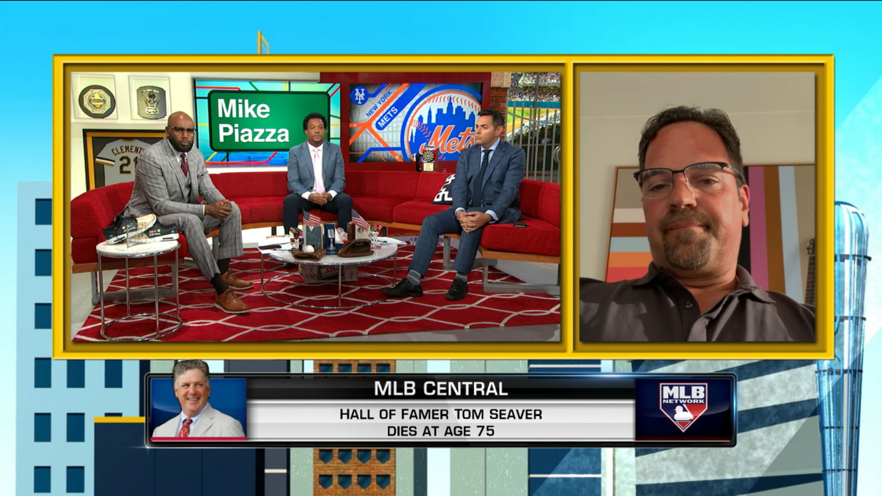 Mike Piazza pays tribute to 'baseball icon' Tom Seaver