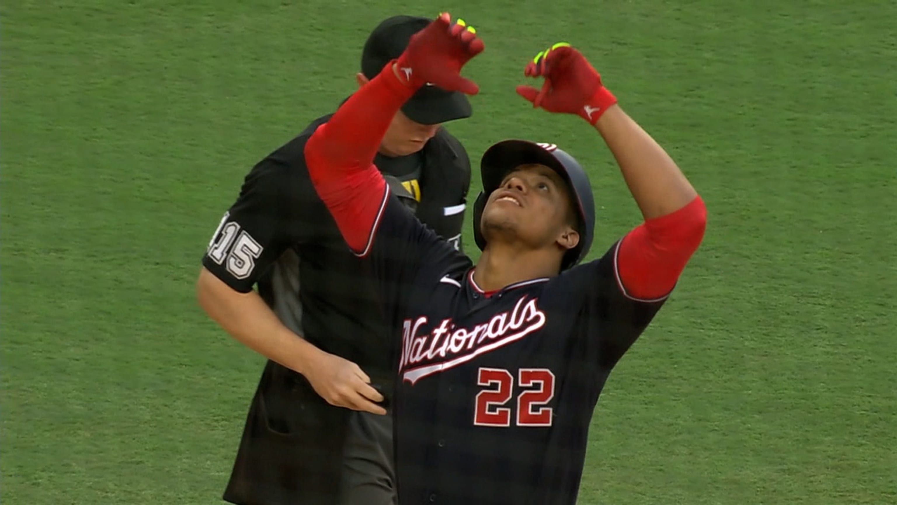 Juan Soto Game-Used Red Jersey - September 11, 2018