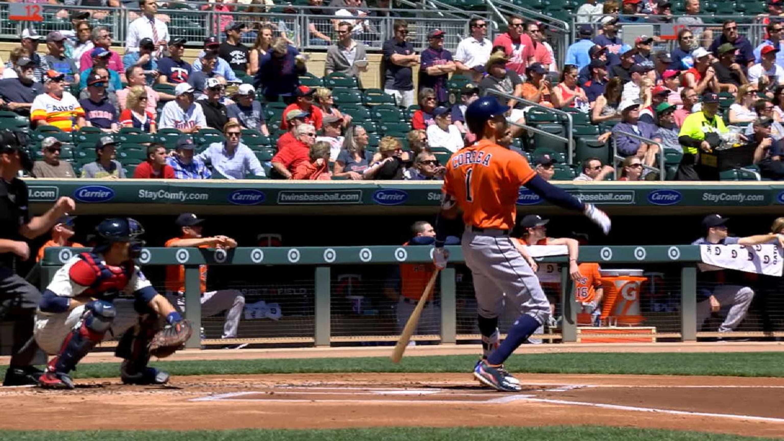 Astros' George Springer hits 473-foot homer