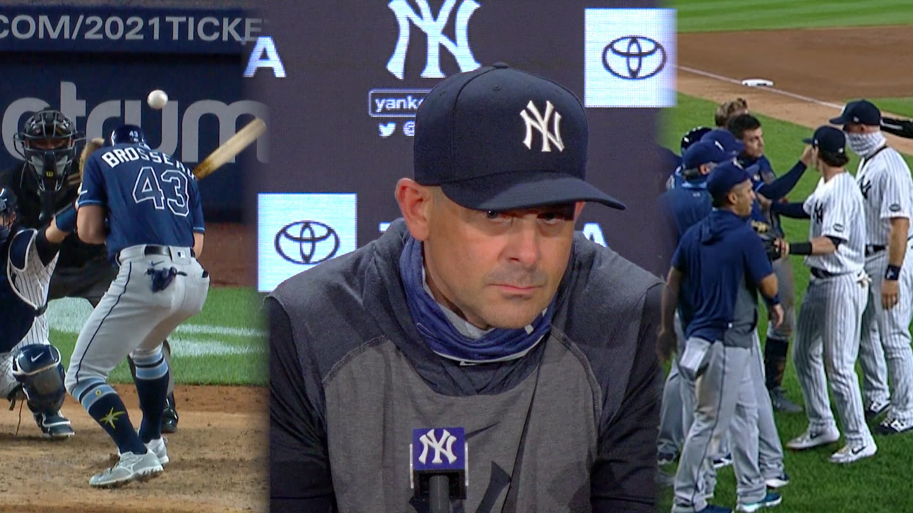 Aaron Boone comenta el altercado