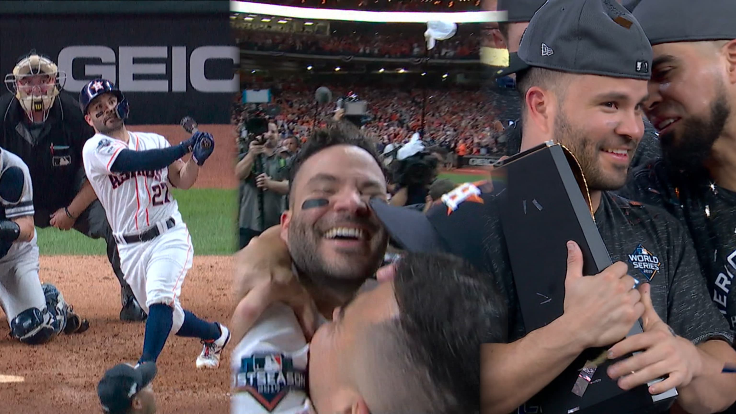 Juan Soto, Alex Bregman and a super fun World Series celebration battle 
