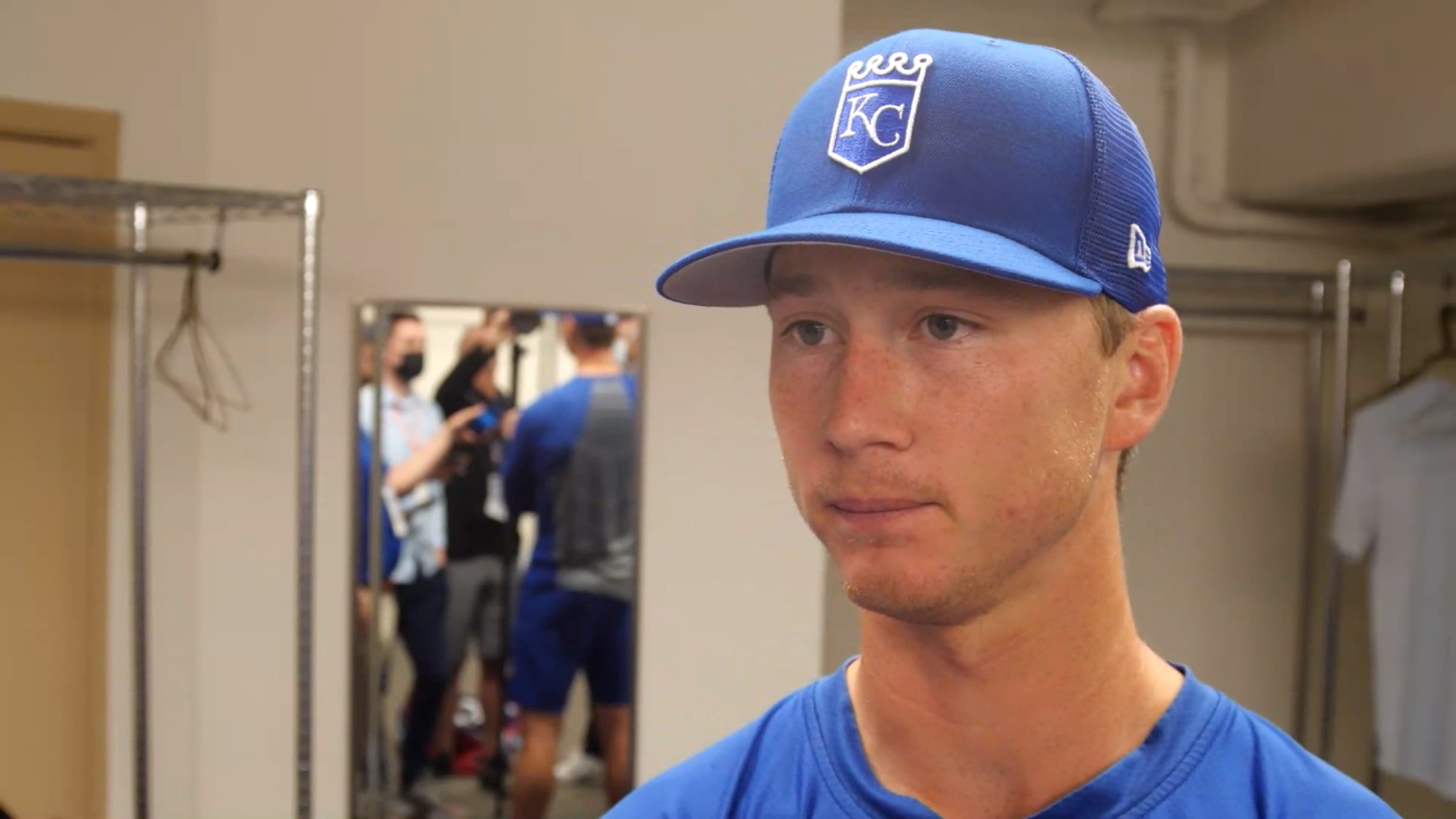 Brady Singer shows off improved changeup