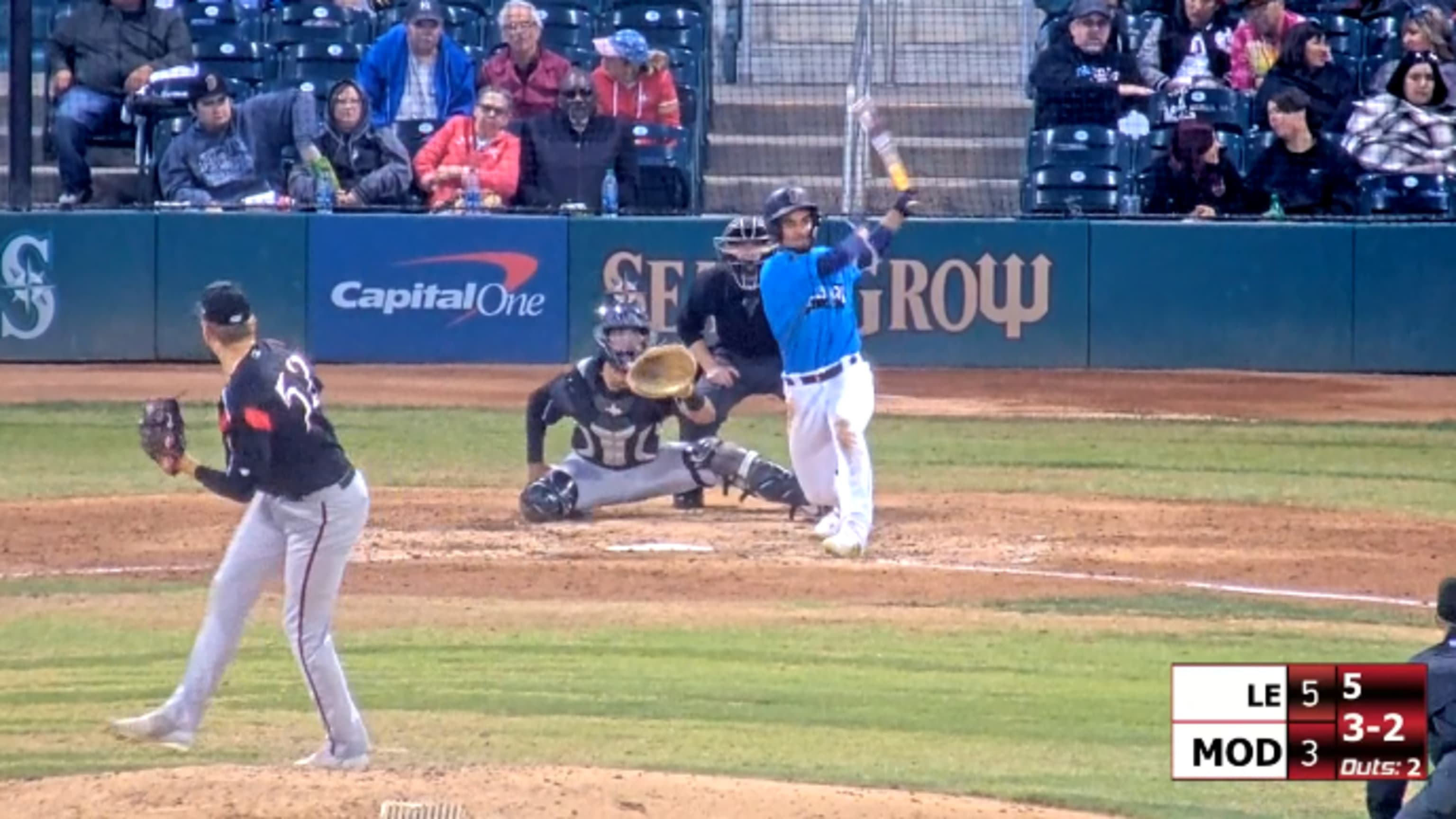 Ford ties game with a home run