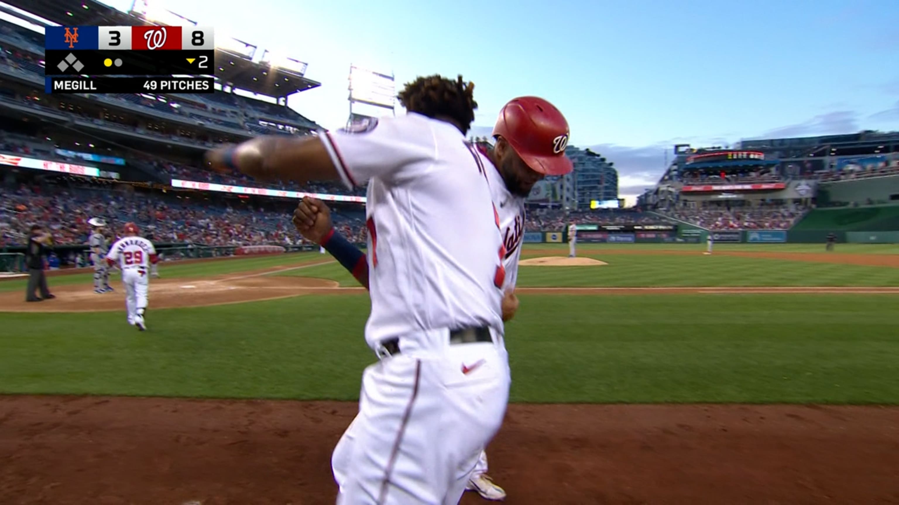 Jonrón de 3 carreras de Nelson Cruz