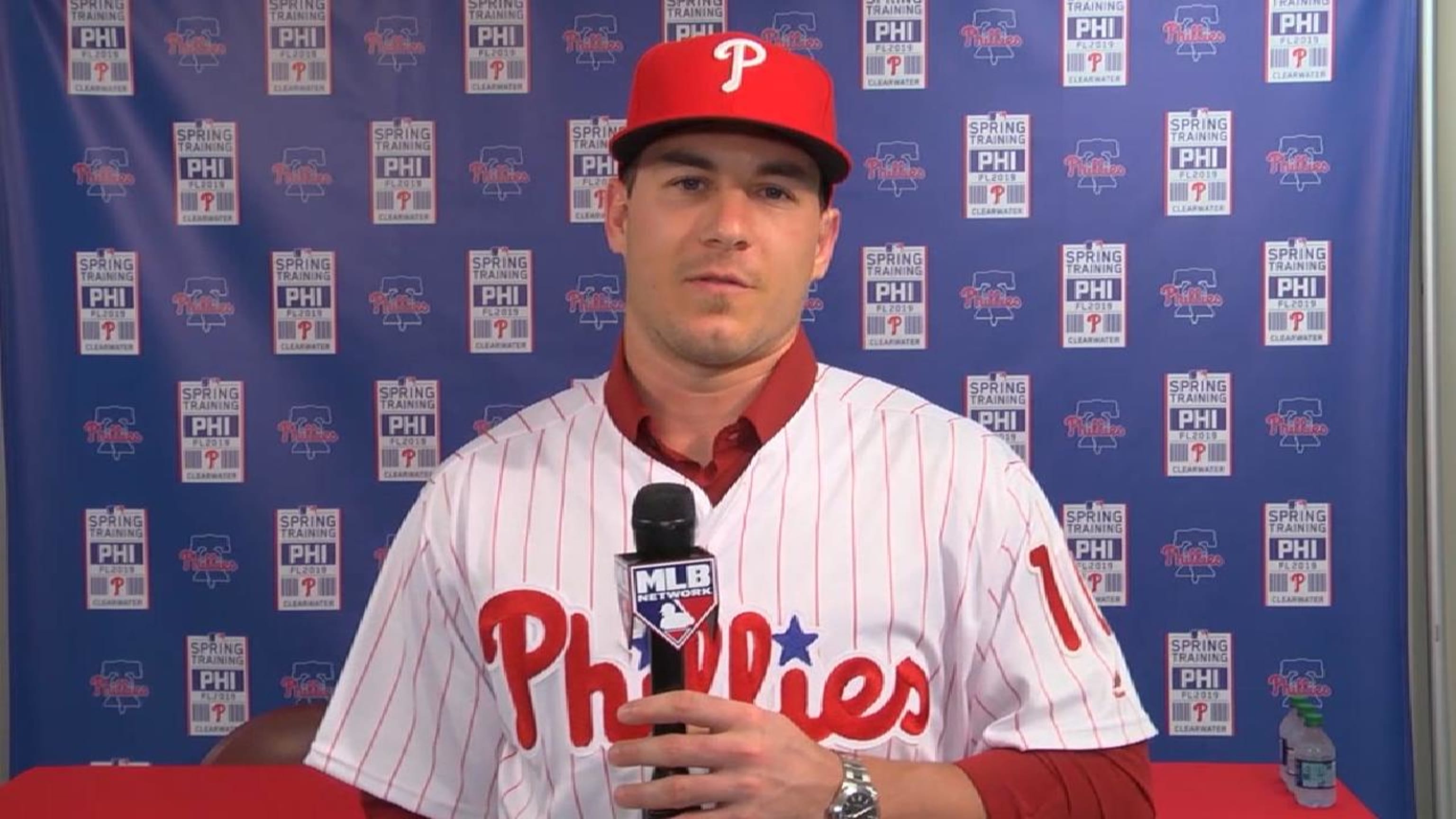Phillies introduce catcher J.T. Realmuto