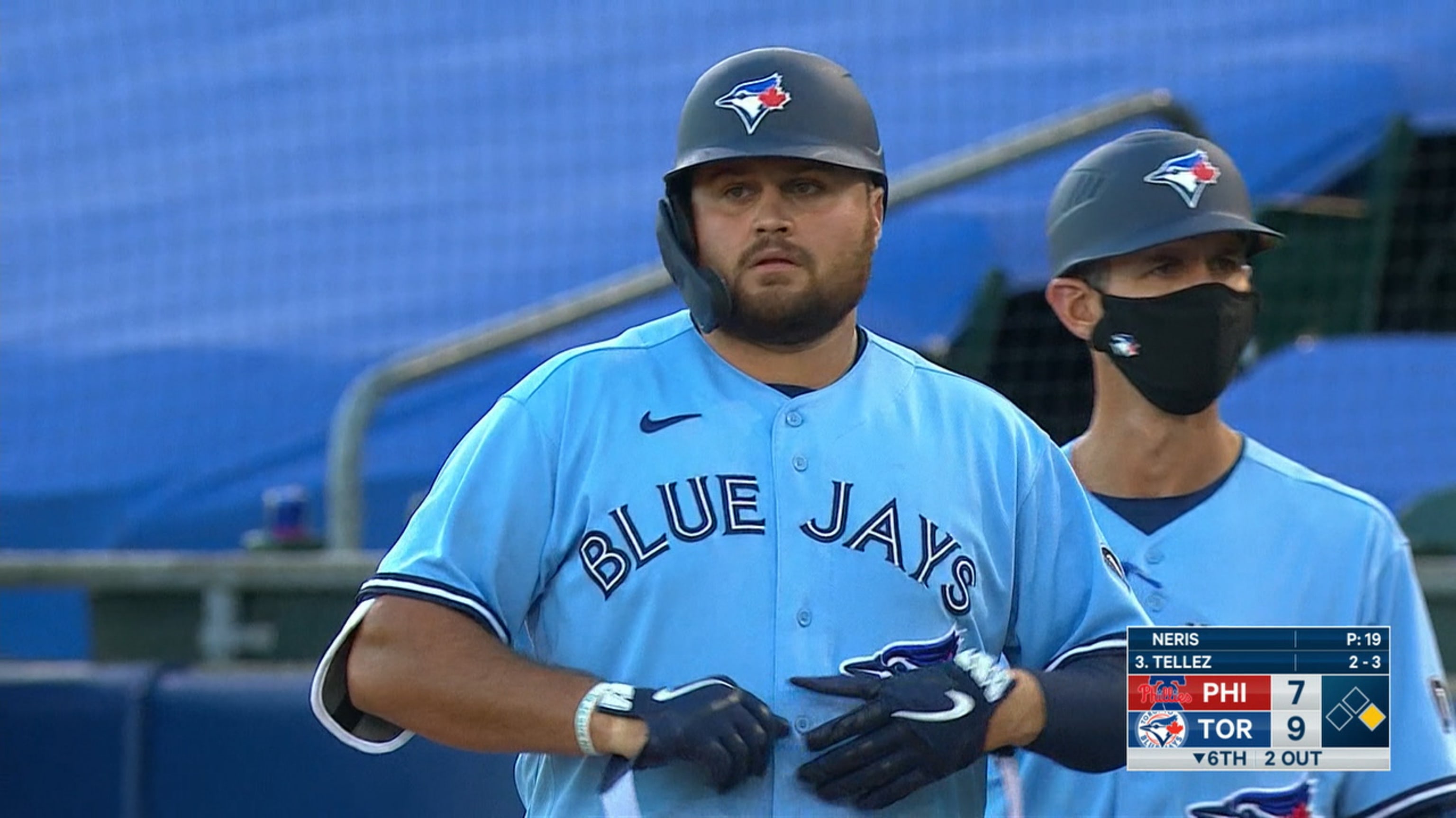 Rowdy Tellez talks about his big plays to help beat Rays.