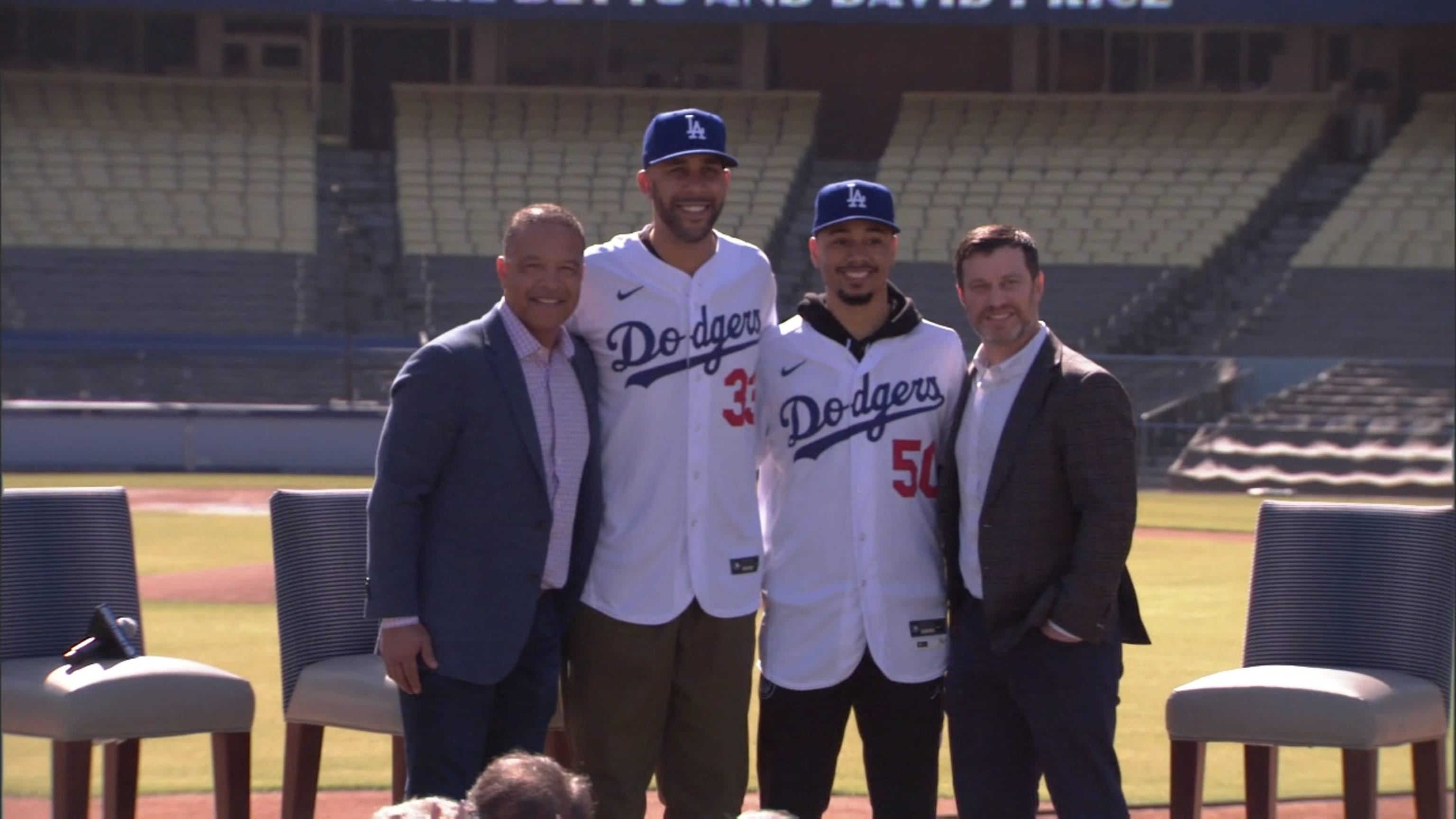 Dodgers presentan a Betts, Price
