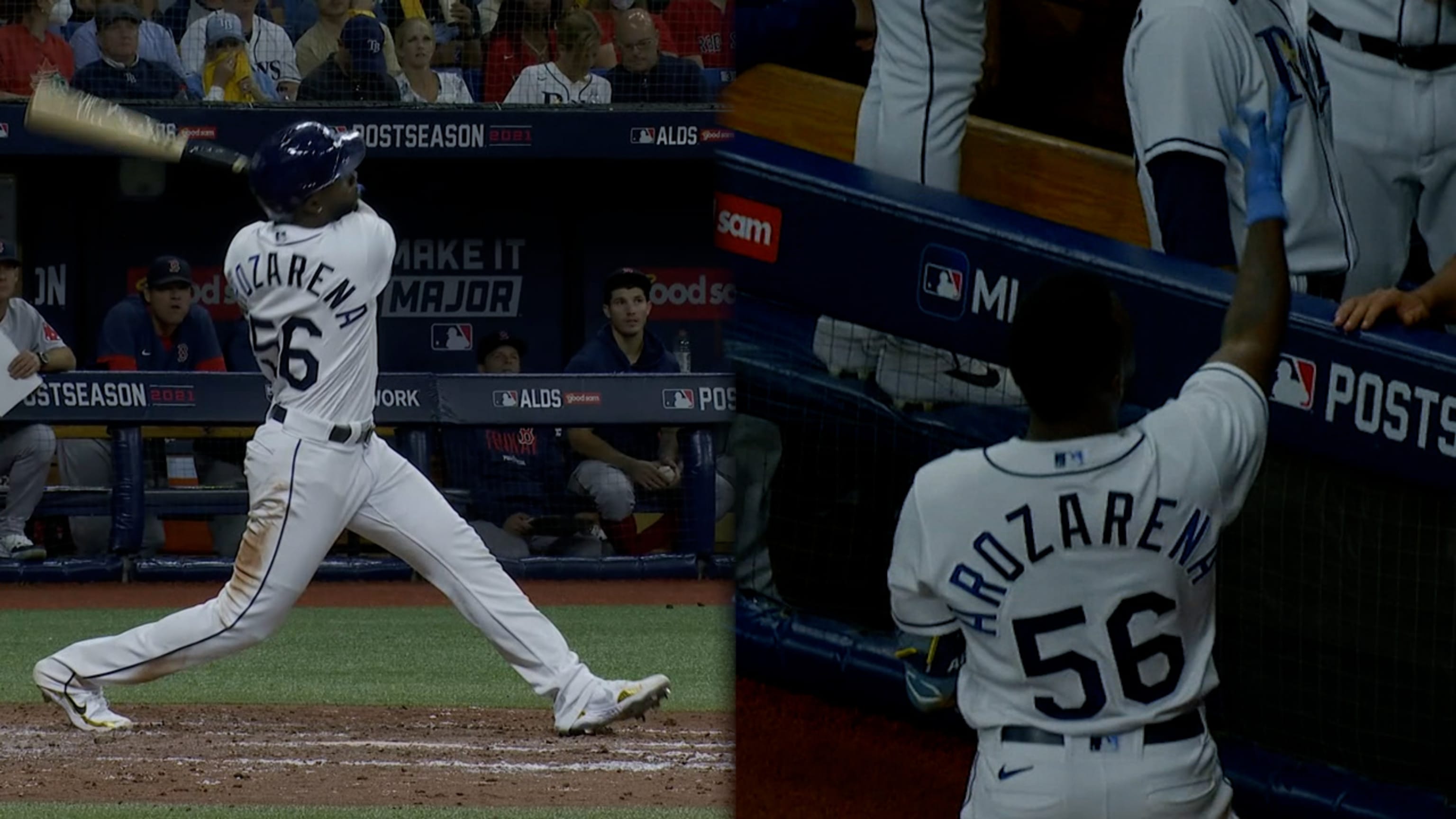 Randy Arozarena steals home in ALDS Game 1