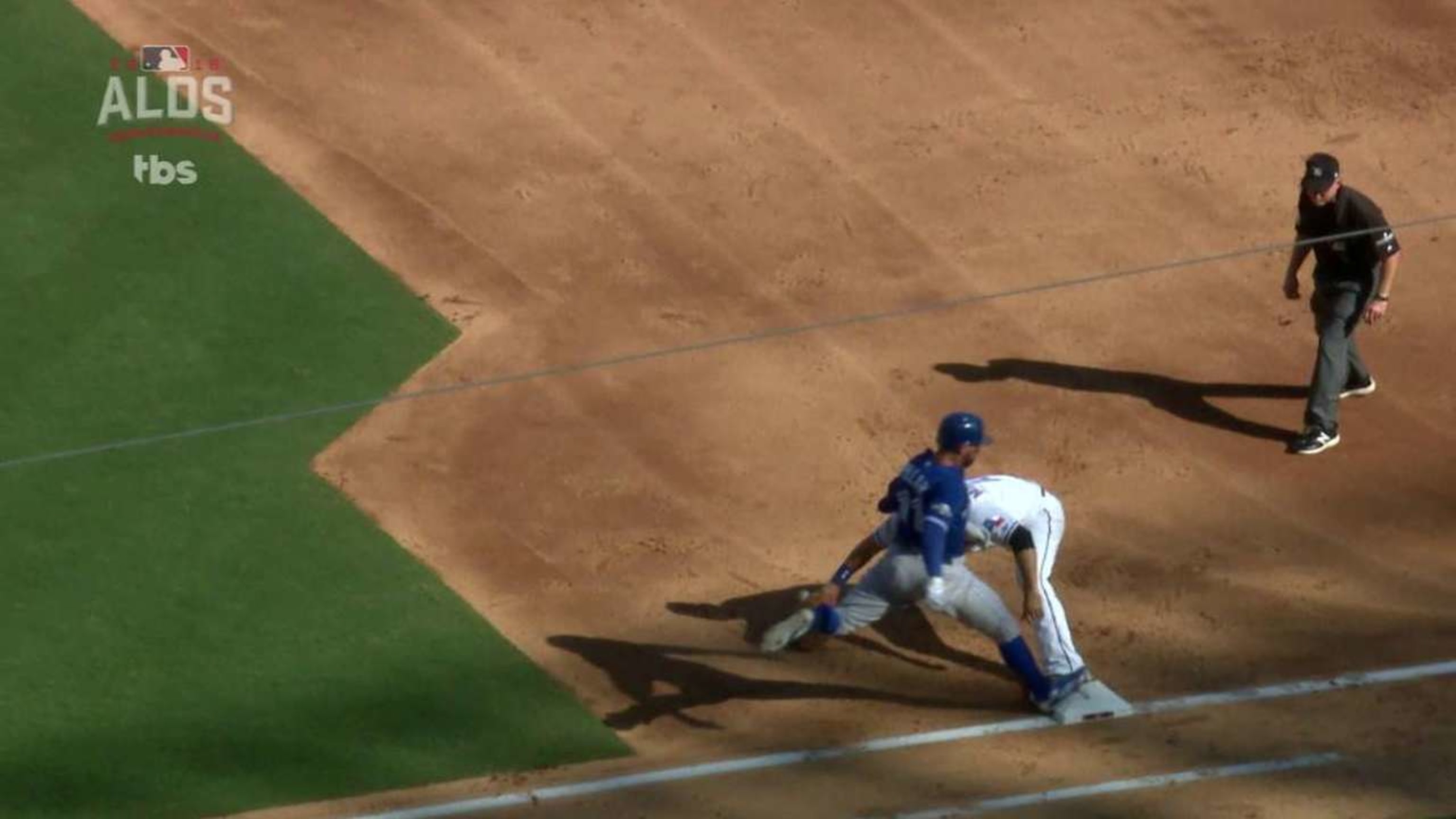 Elvis Andrus unveiled a Derek Jeter-esque jump throw in Game 1 of the ALDS