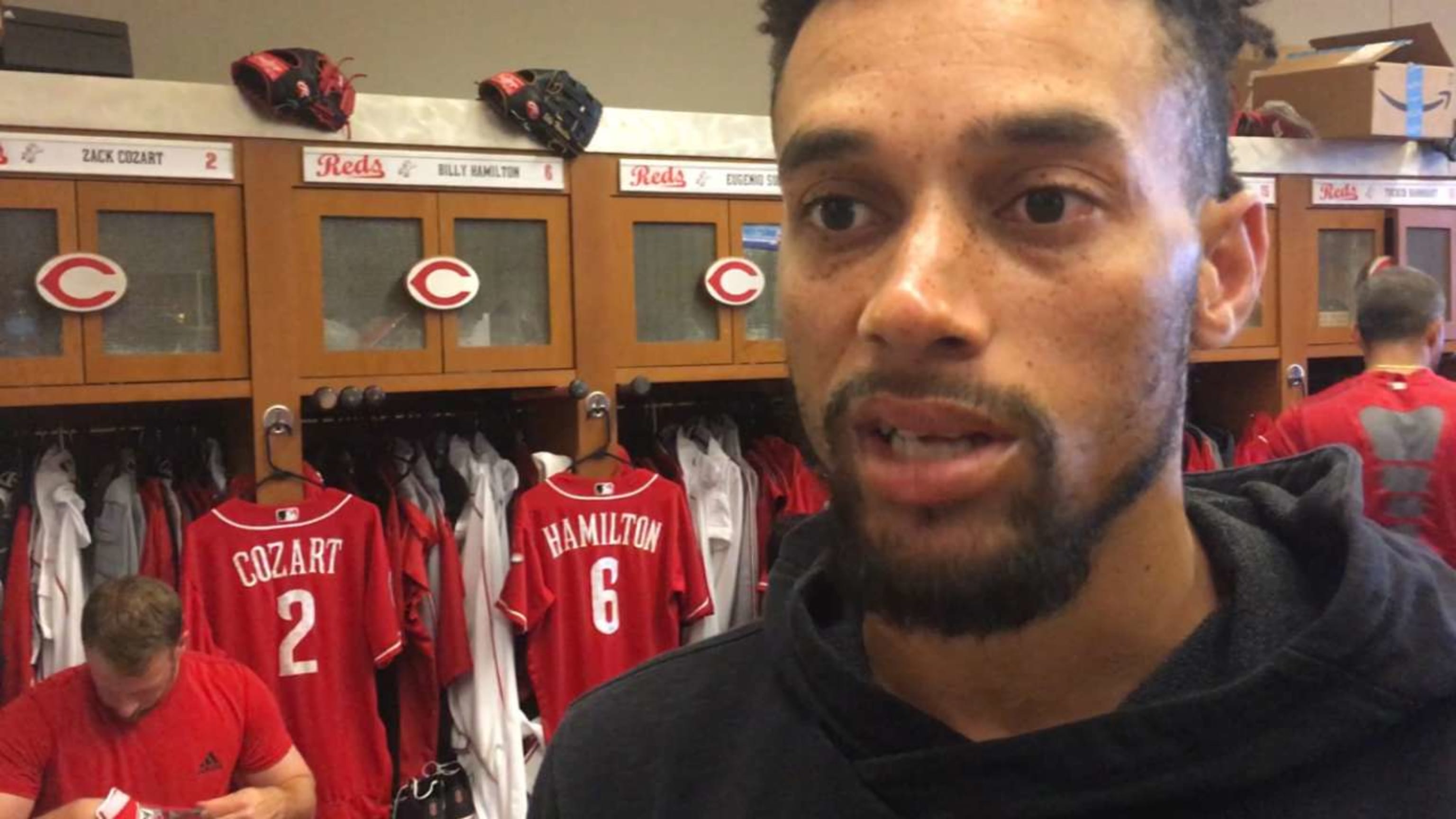 billy hamilton reds shirt