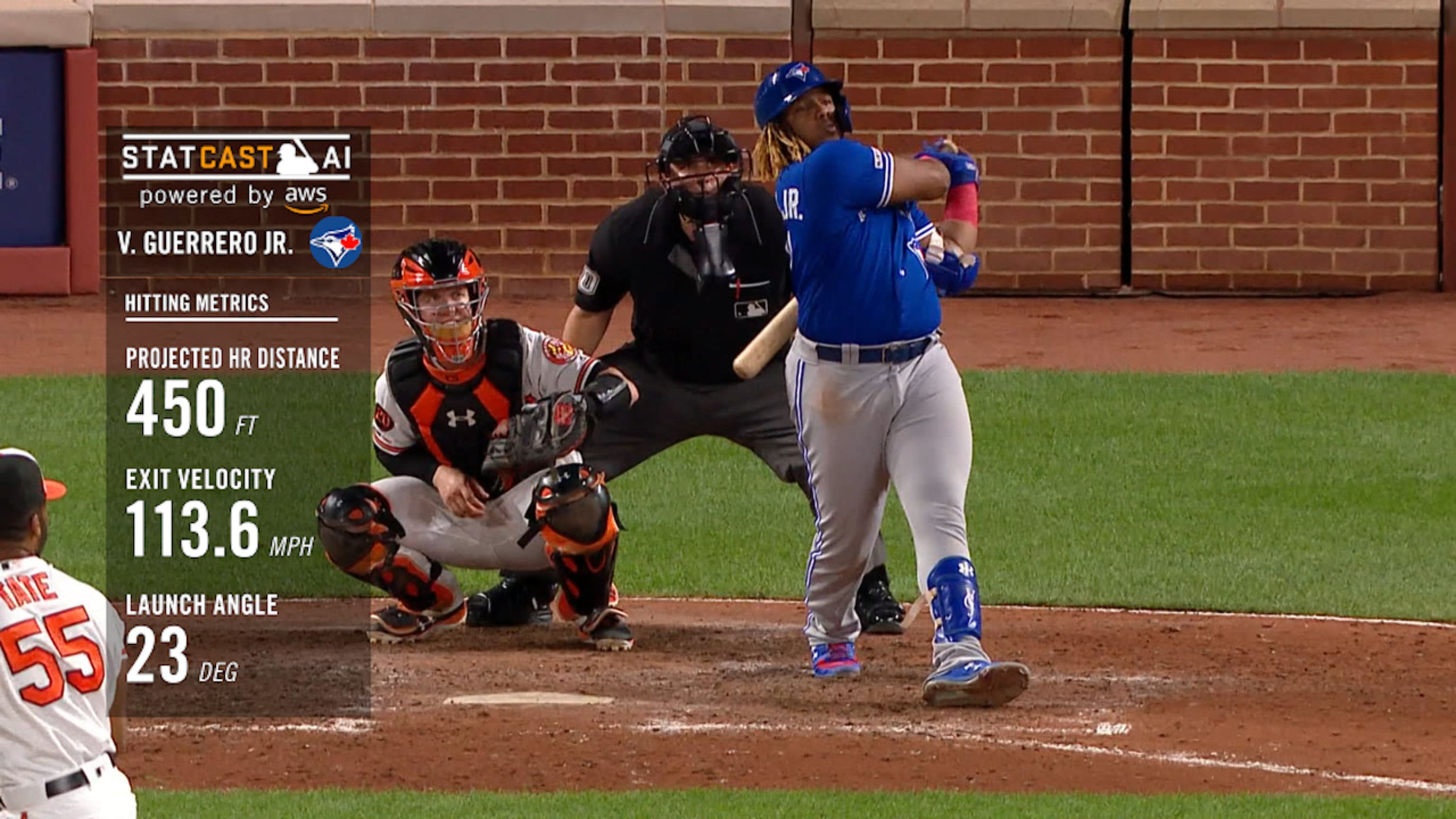 Statcast: Vlad Jr. pega HR de 450 pies