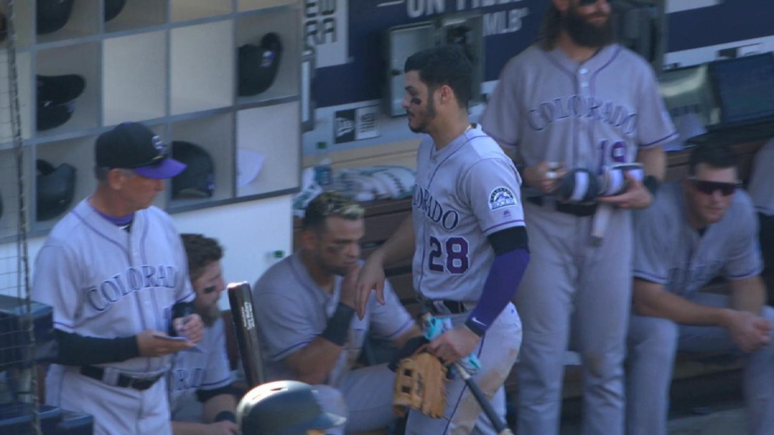 Rockies Nolan Arenado Exits With Injury Colorado Rockies