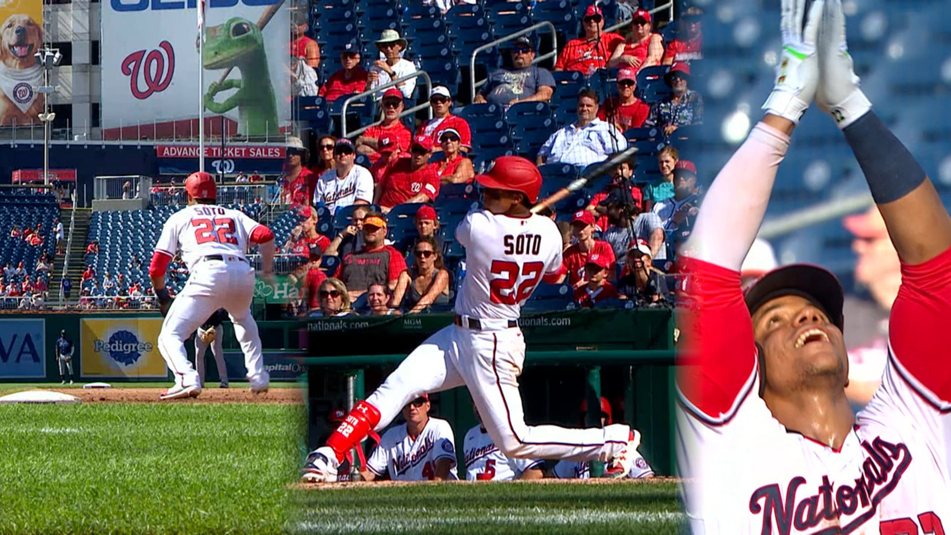 MLB - CYCLE! Birthday boy Trea Turner triples to complete