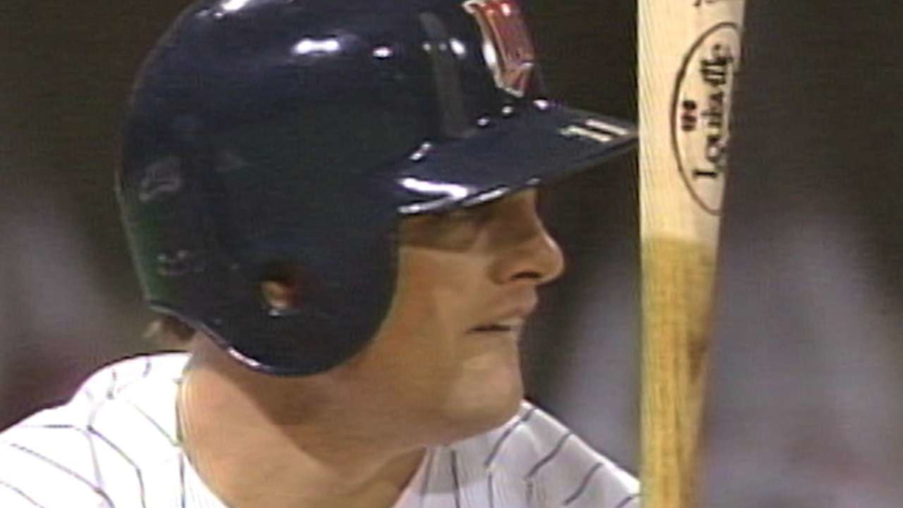 TIL John Olerud wears a batting helmet in the field. : r/MLBTheShow