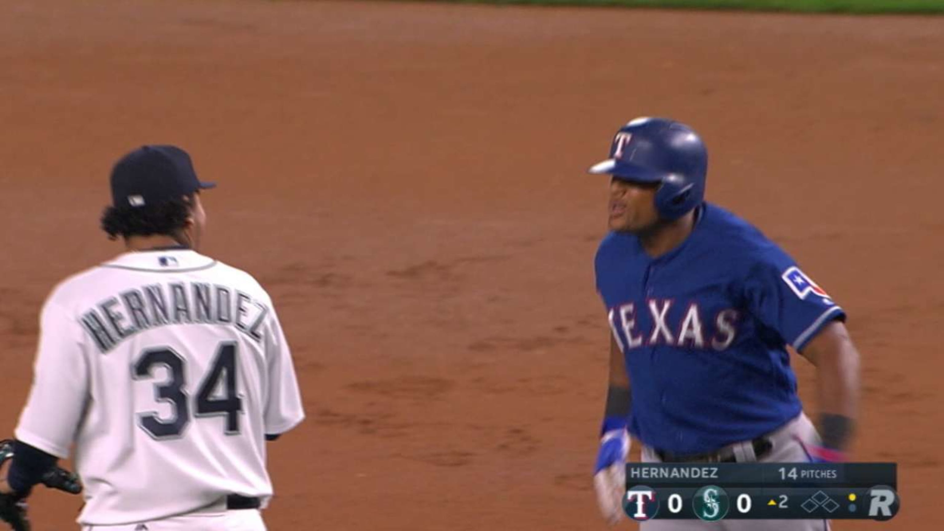 Hernández y Beltré se divierten